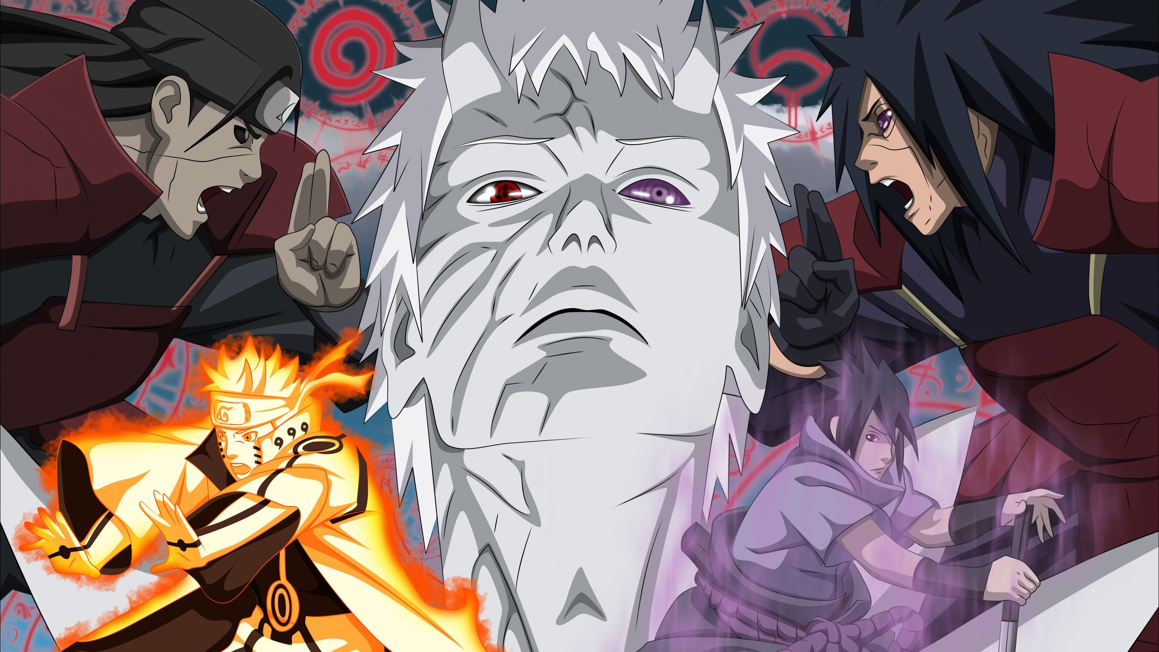 Naruto e Sasuke combattimento, 1920x1200 WUXGA, PC