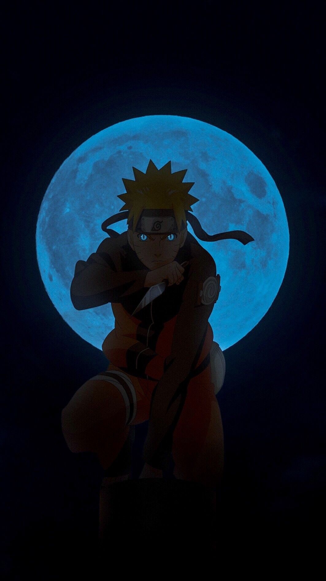 Naruto Uzumaki luna blu, 1063x1890 Verticale, Telefono