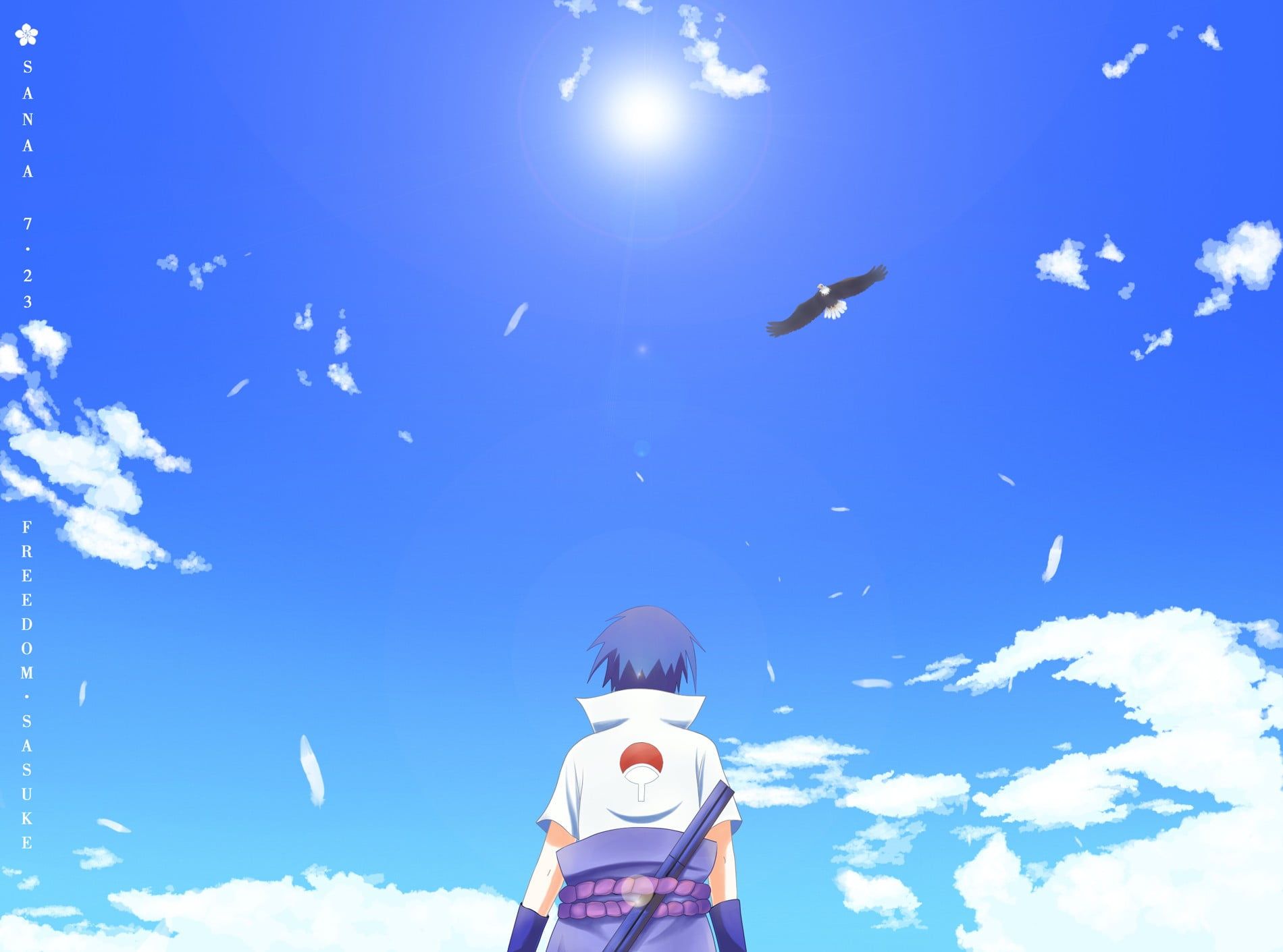 Sasuke Uchiha cielo blu, clan Uchiha, 1900x1411 900p, PC