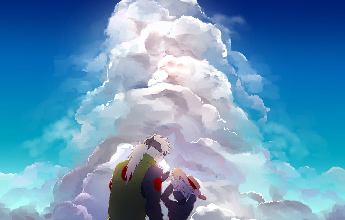 Kakashi e Sakumo, Naruto, 1332x850 720p, Lenovo Legion