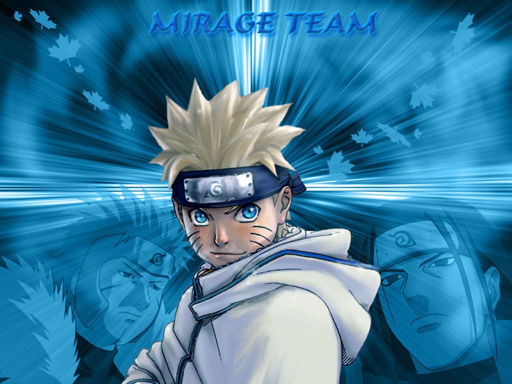 Naruto sfondo blu, 1024x768 HD, iMac