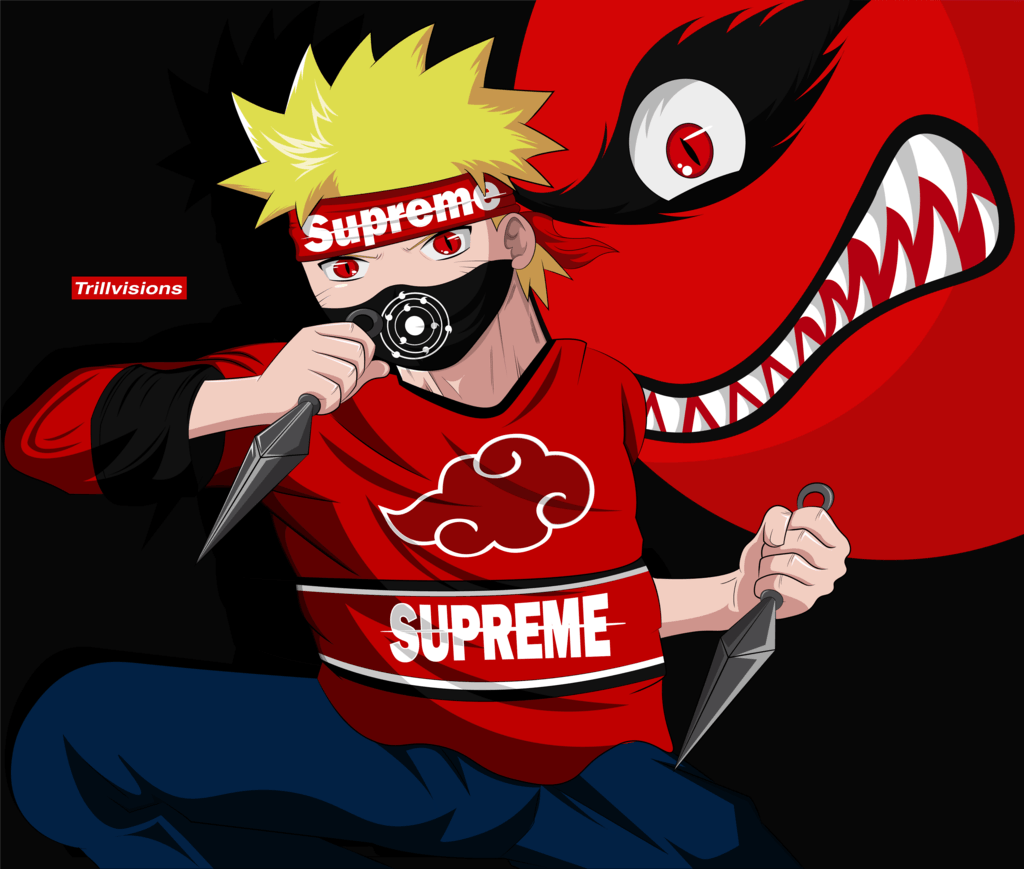 Naruto con maglia Supreme, 1024x869 HD, PC Desktop
