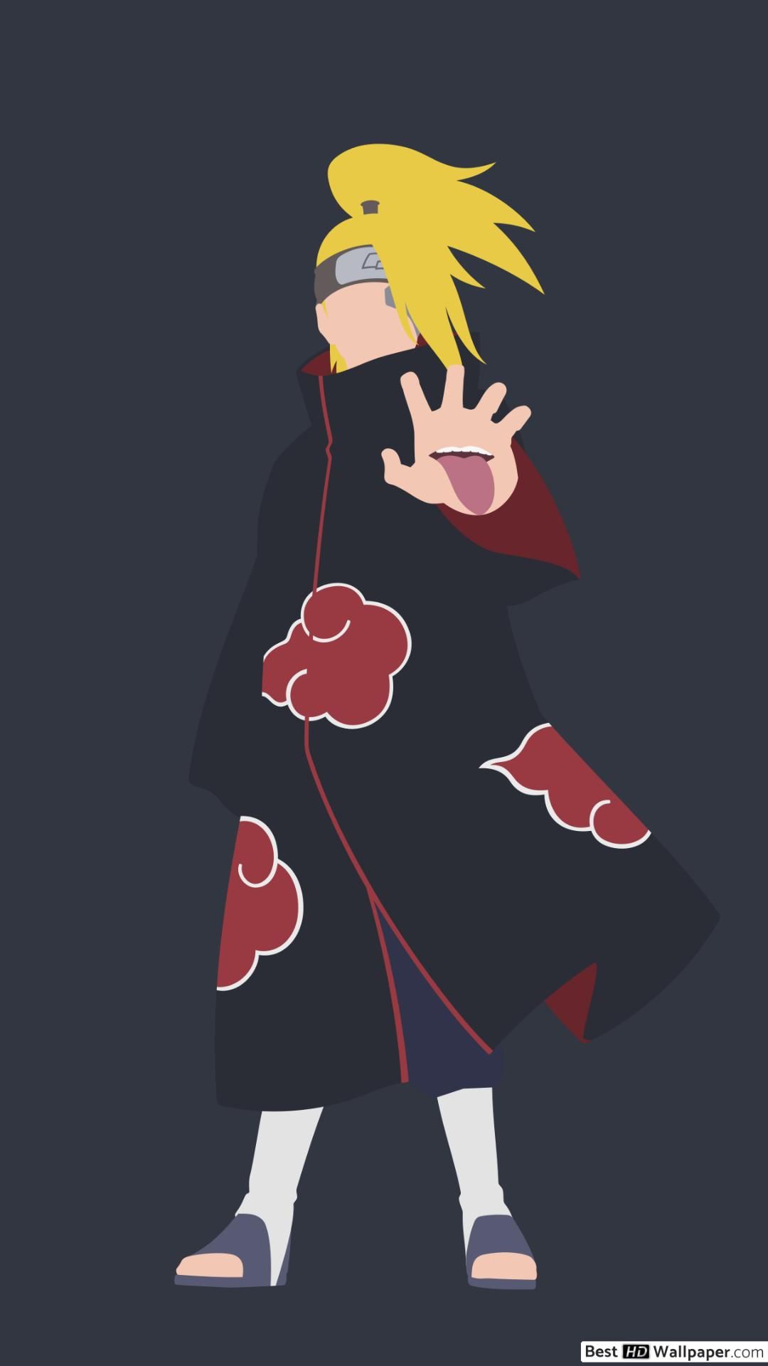 Deidara Akatsuki Naruto, 1080x1920 Full HD Verticale, iPhone