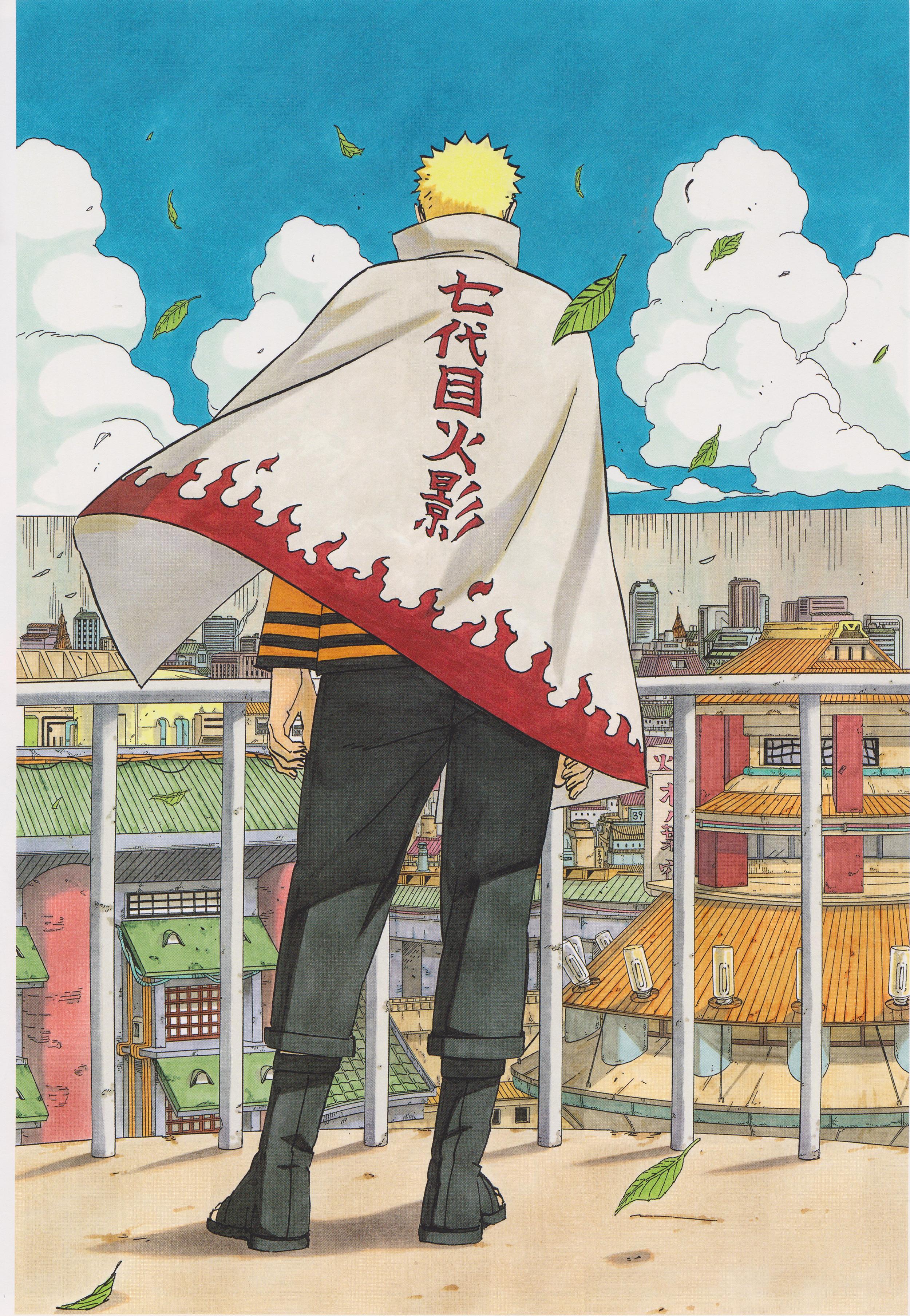 Naruto Hokage mantello villaggio, 2500x3615 Verticale, Mobile