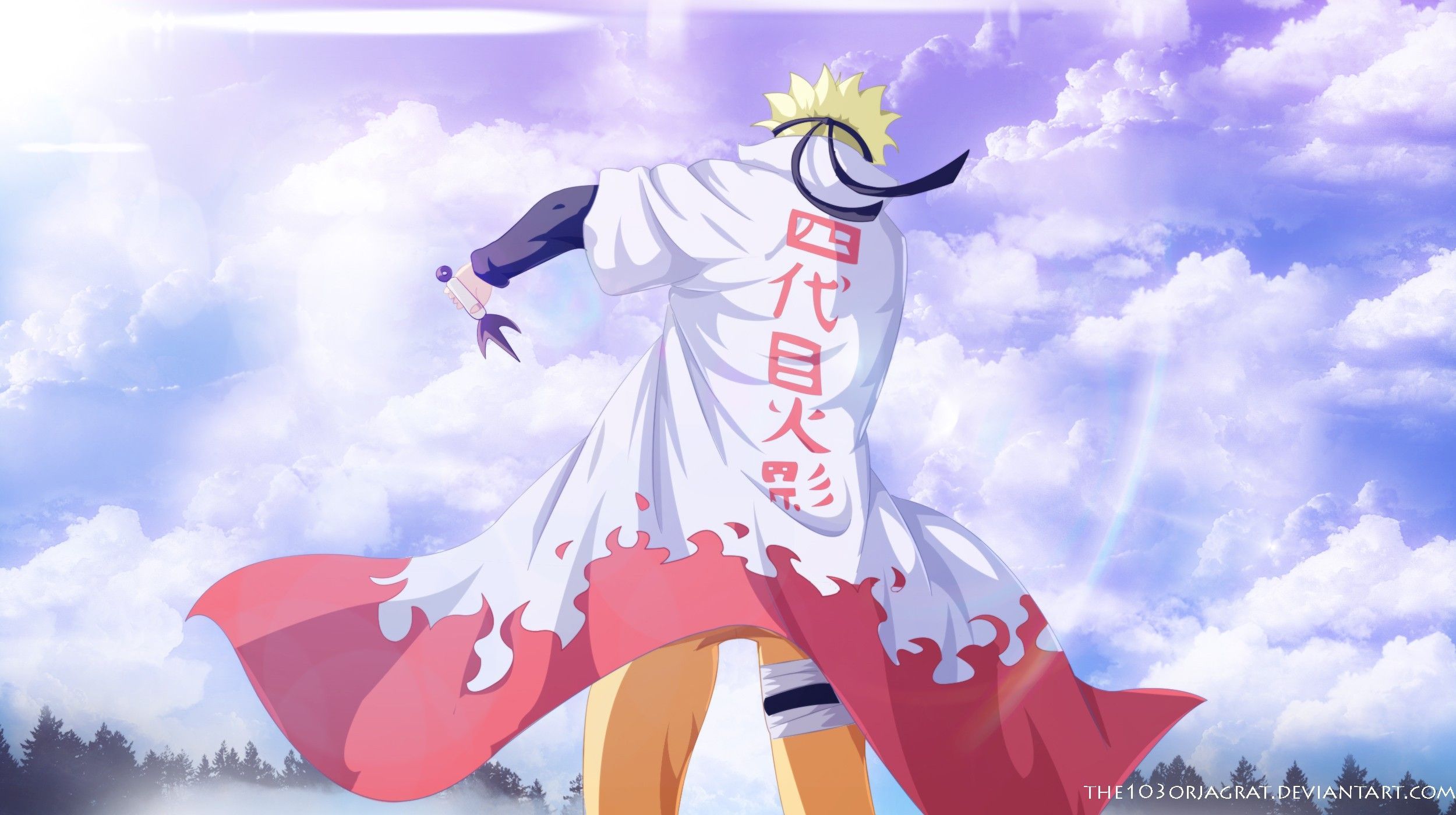 Naruto Hokage mantello bianco, ninja, 2500x1400 alta risoluzione, Desktop