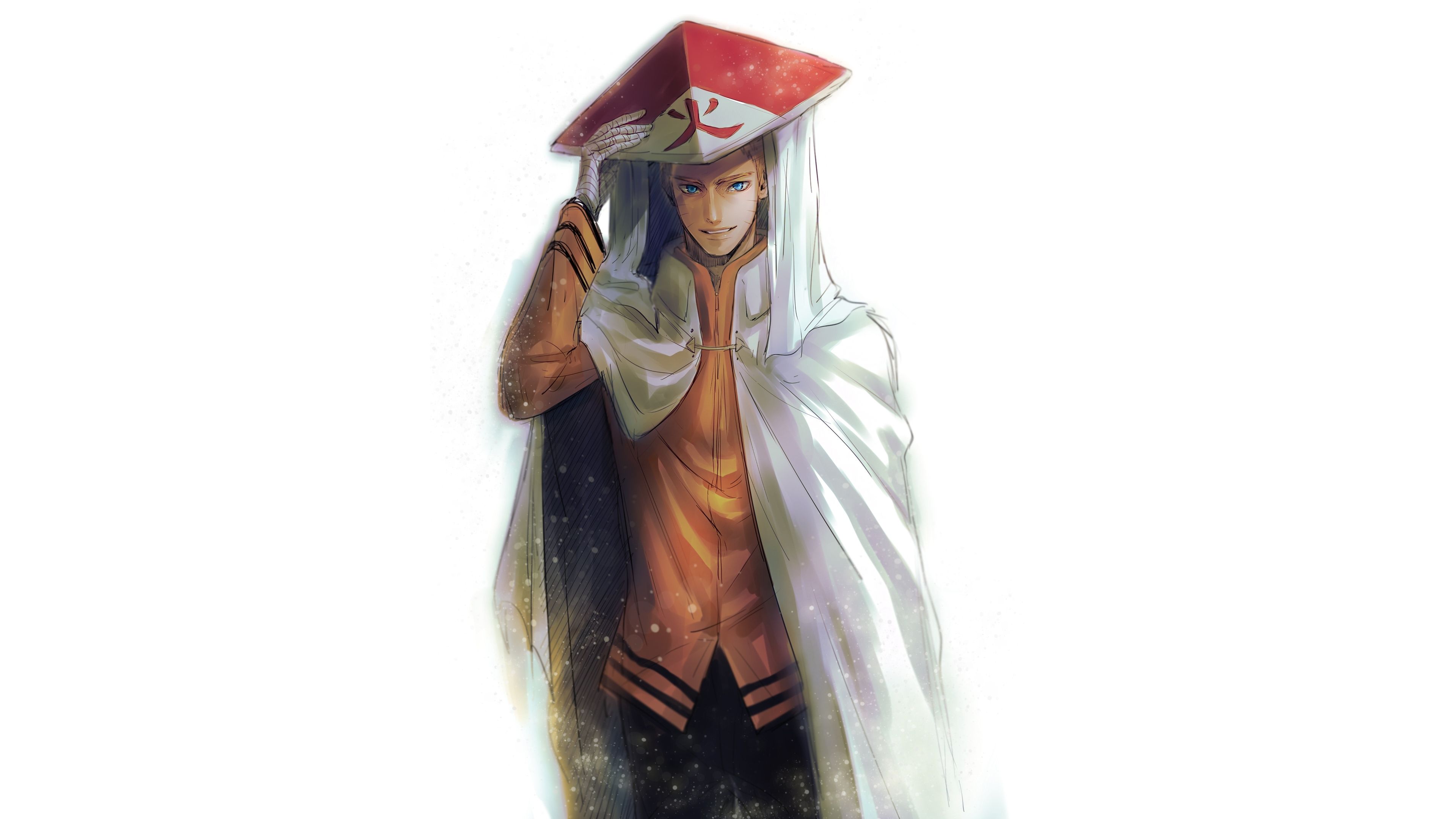 Naruto Hokage mantello bianco, 3840x2160 4K Ultra HD, Monitor 4K
