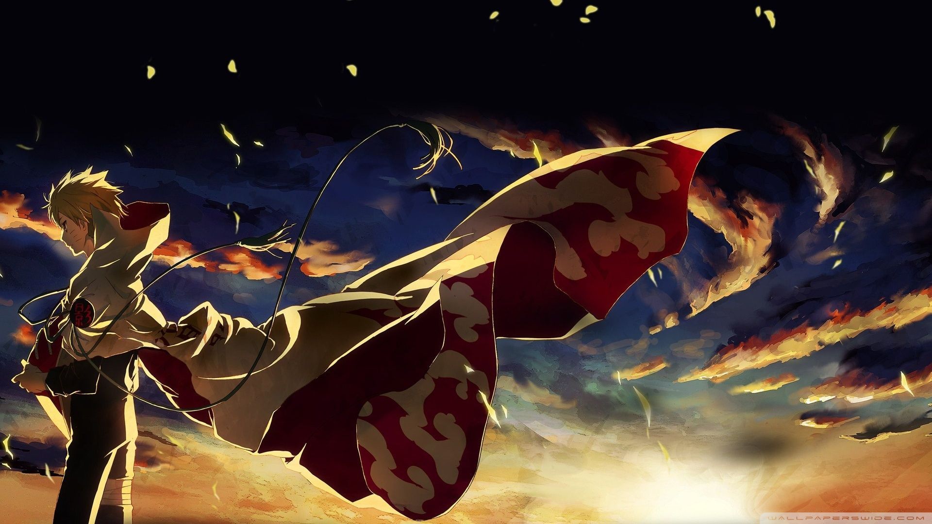 Naruto Hokage mantello al vento, 1920x1080 Full HD 1080p, Desktop