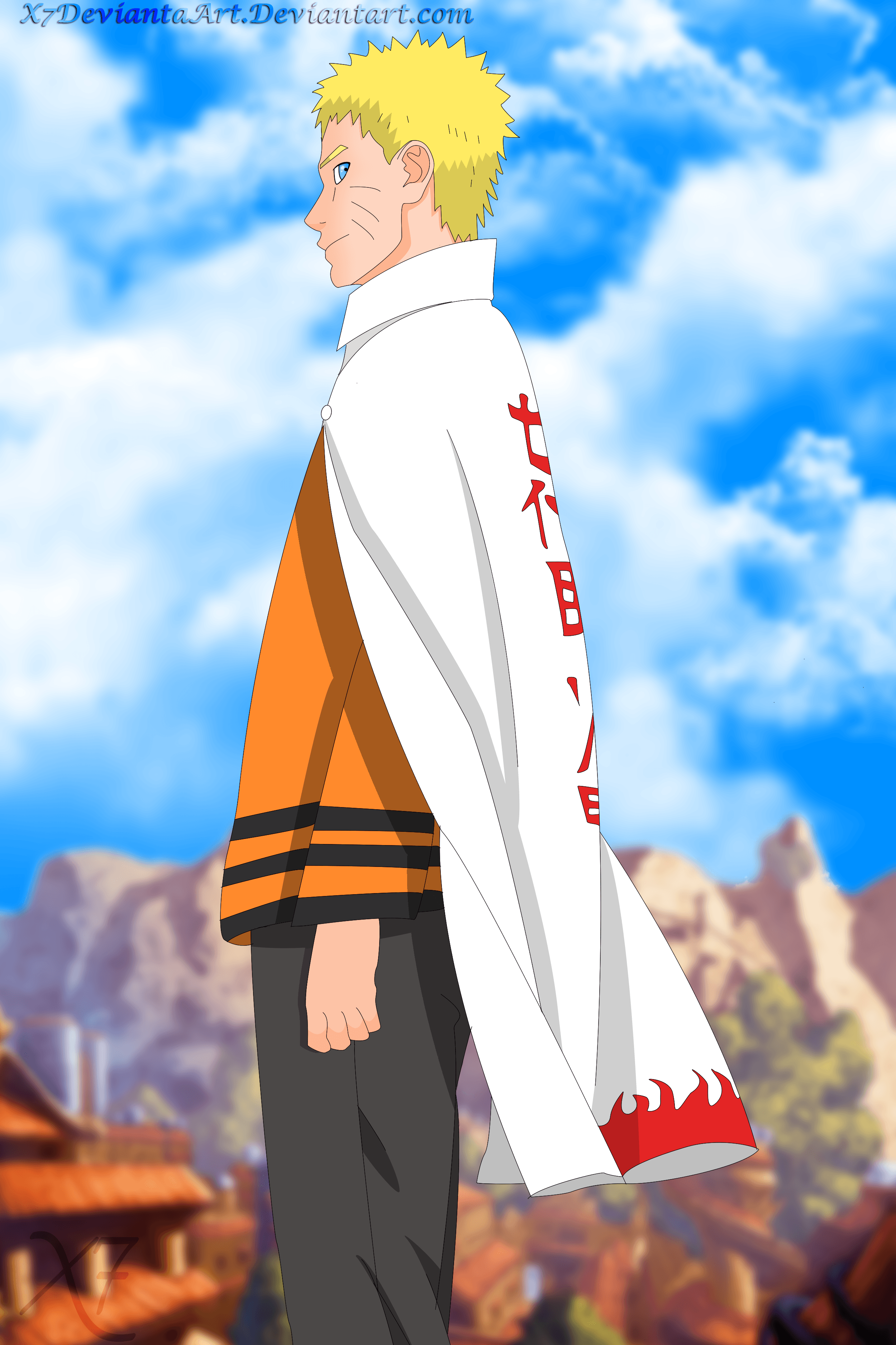 Naruto Hokage mantello bianco, 2500x3753 Full HD Verticale, iPhone