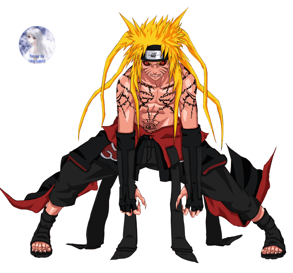 Naruto Hokage modalità Kyubi, 1011x940 HD, Laptop
