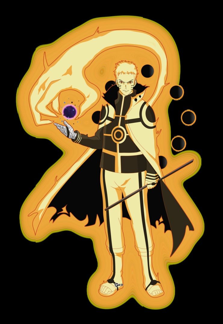Naruto Baryon Mode Hokage, 741x1078 Full HD Verticale, Google Pixel