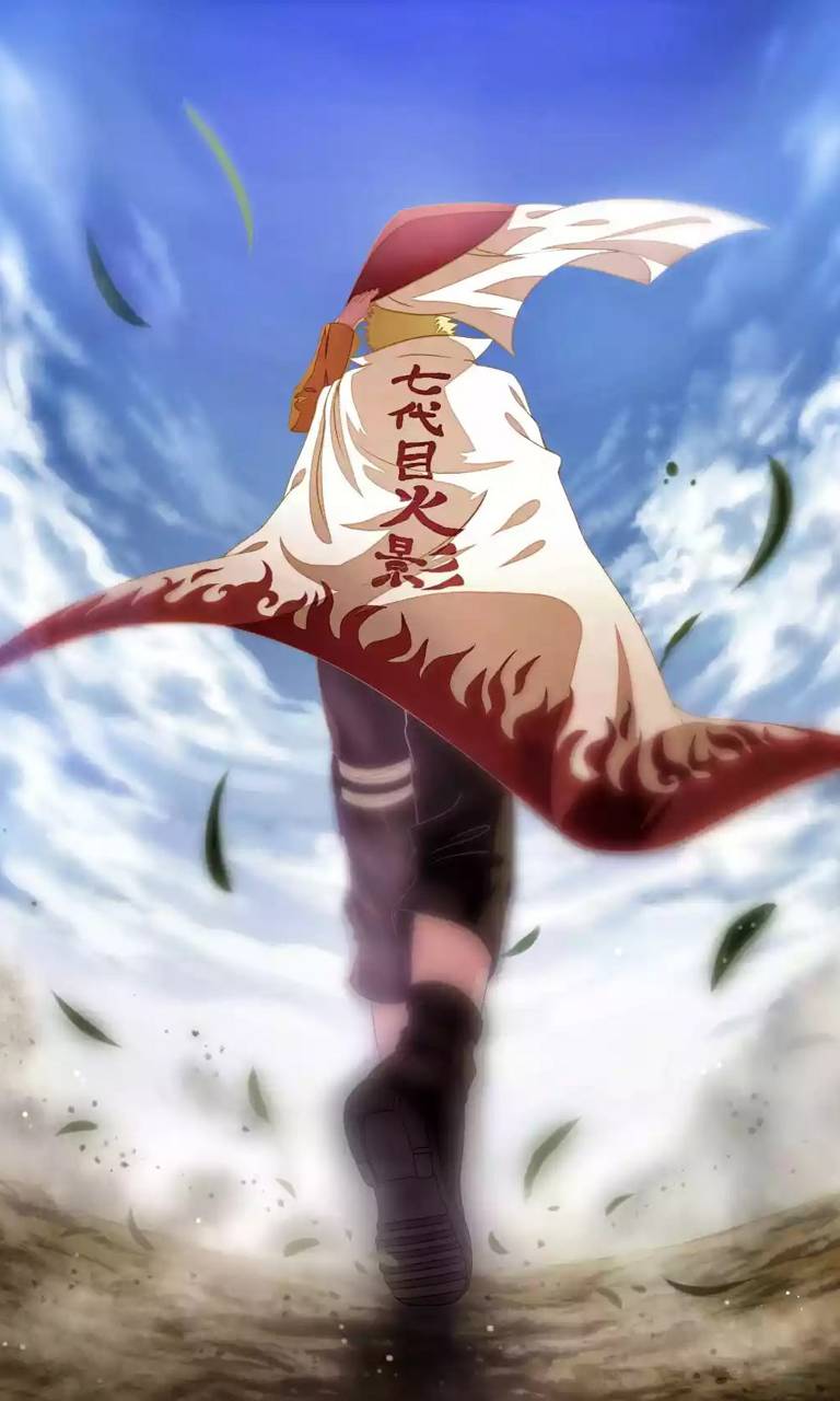 Naruto Hokage mantello rosso, 768x1280 Verticale, Telefono
