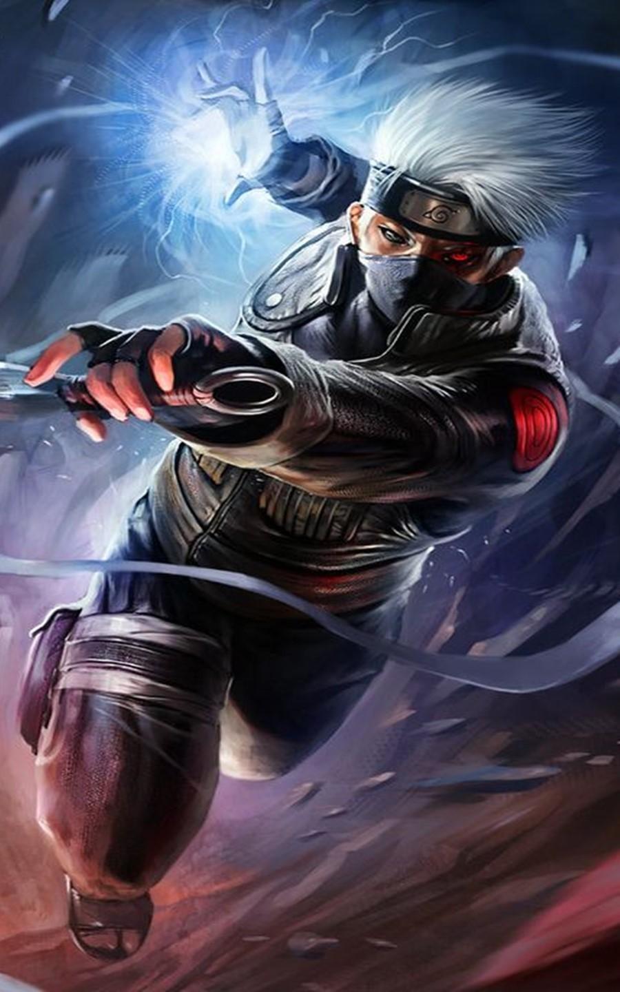 Kakashi Hatake Chidori Naruto, 900x1440 Verticale, Xiaomi