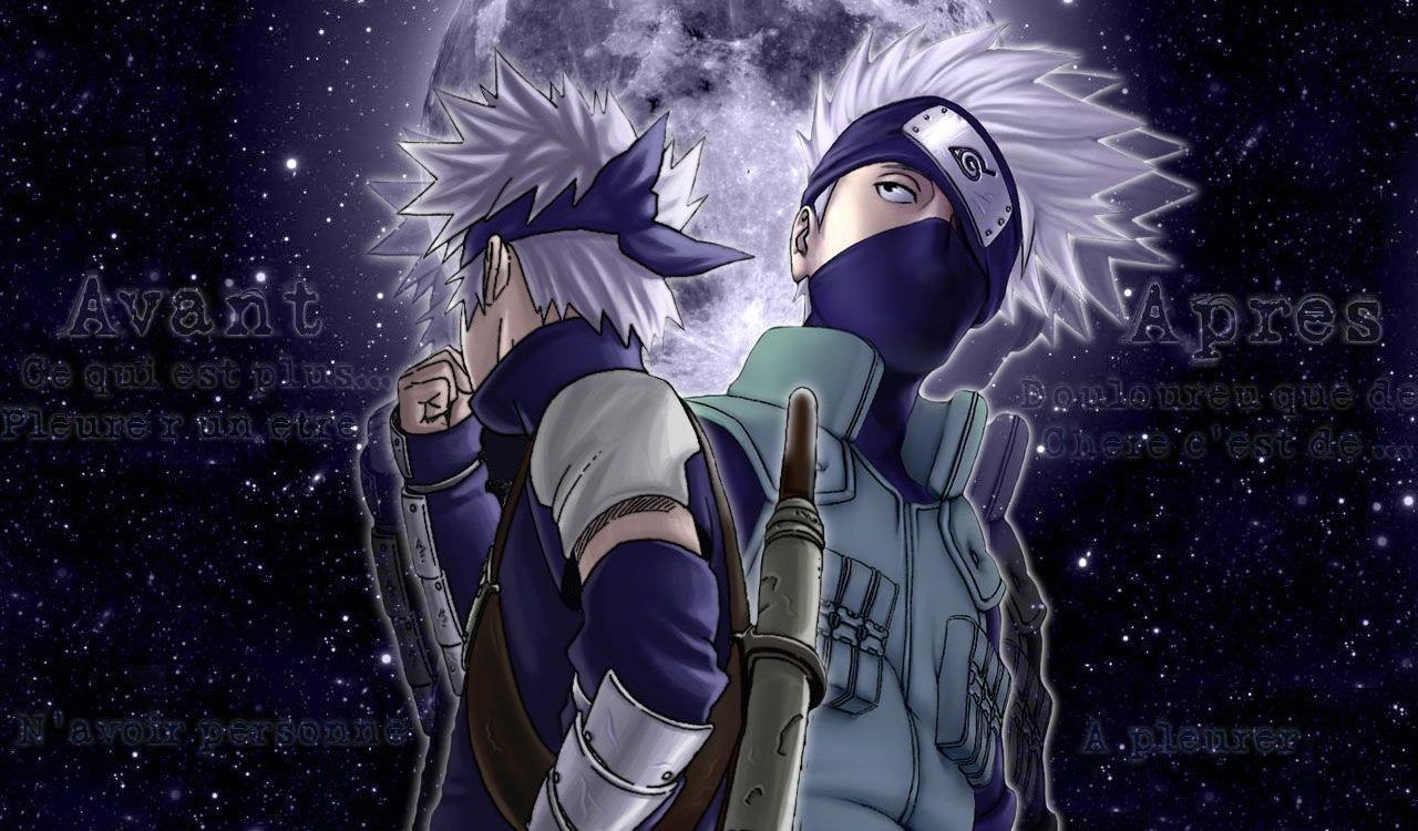 Kakashi giovane e adulto, 1280x750 720p, PC