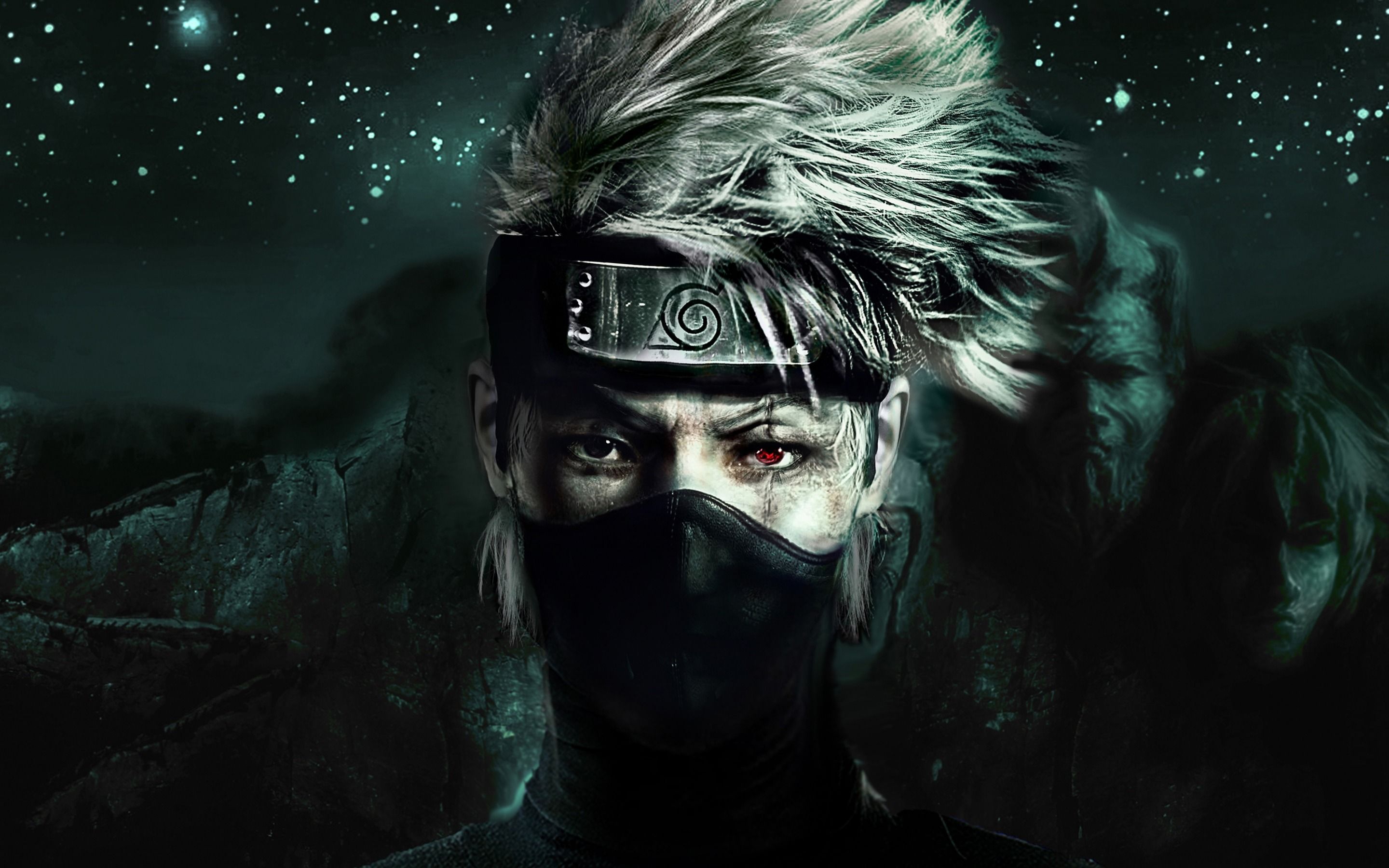 Kakashi Hatake, Naruto anime, 2880x1800 2K, Laptop