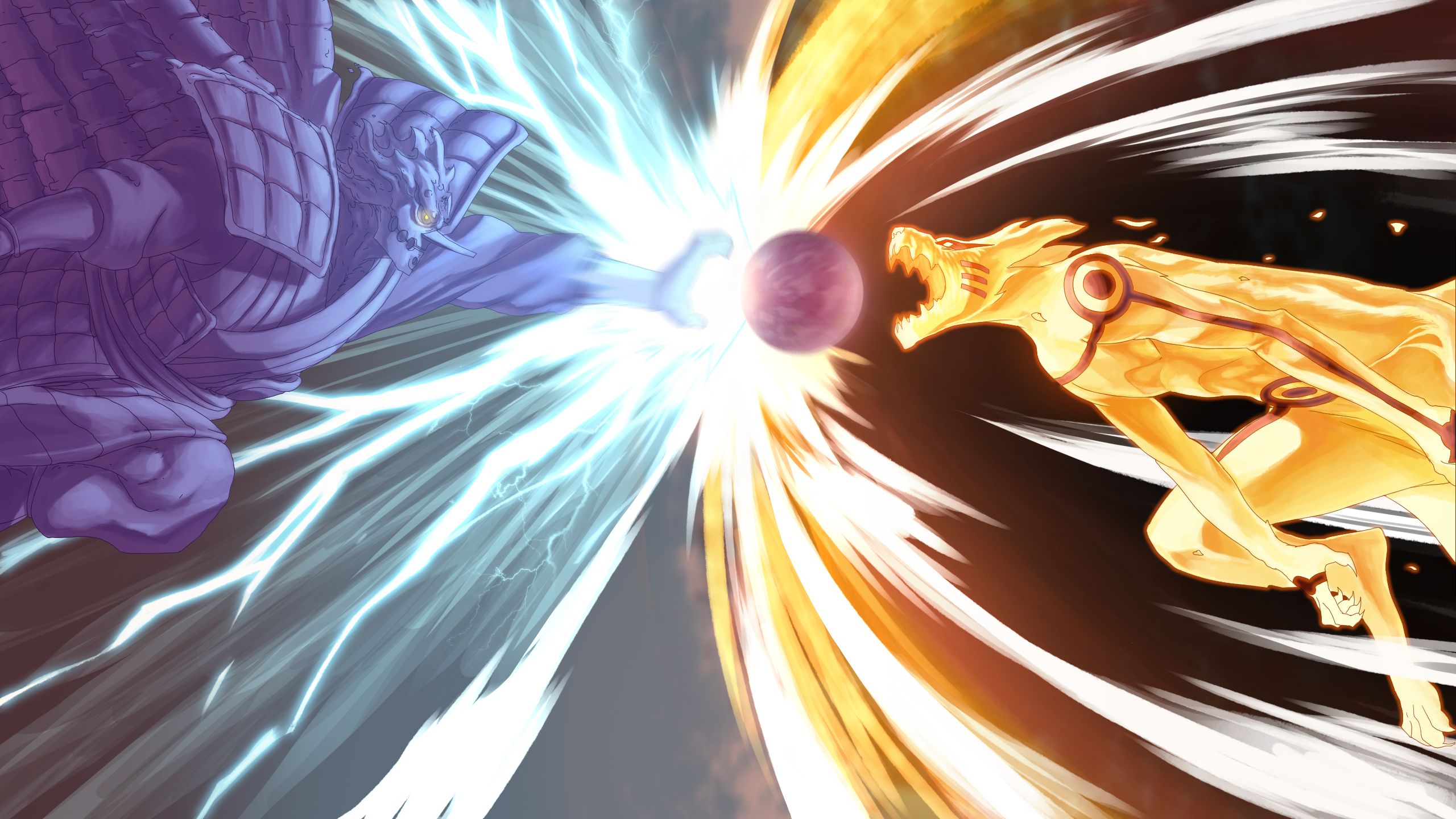 Naruto e Sasuke modalità battaglia, 1920x1080 Full HD, PC