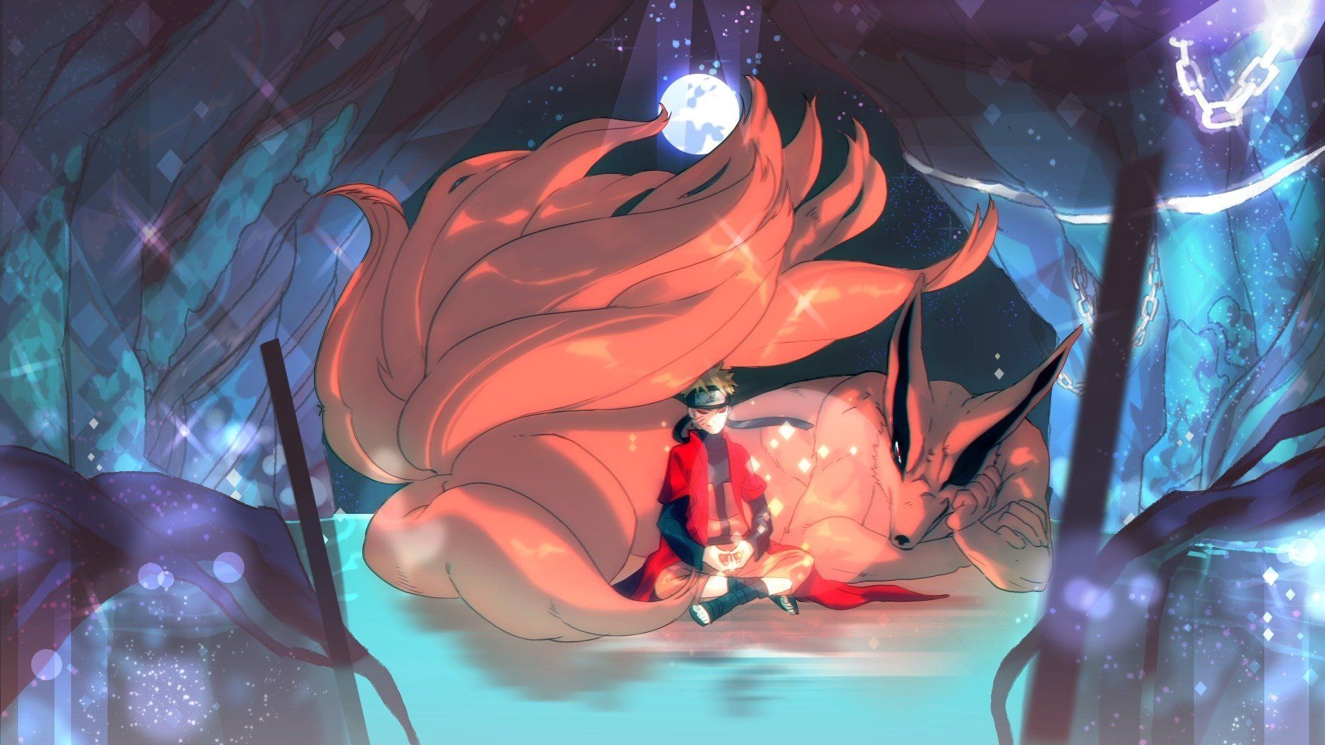 Naruto e Kurama volpe, 1920x1080 Full HD 1080p, Desktop