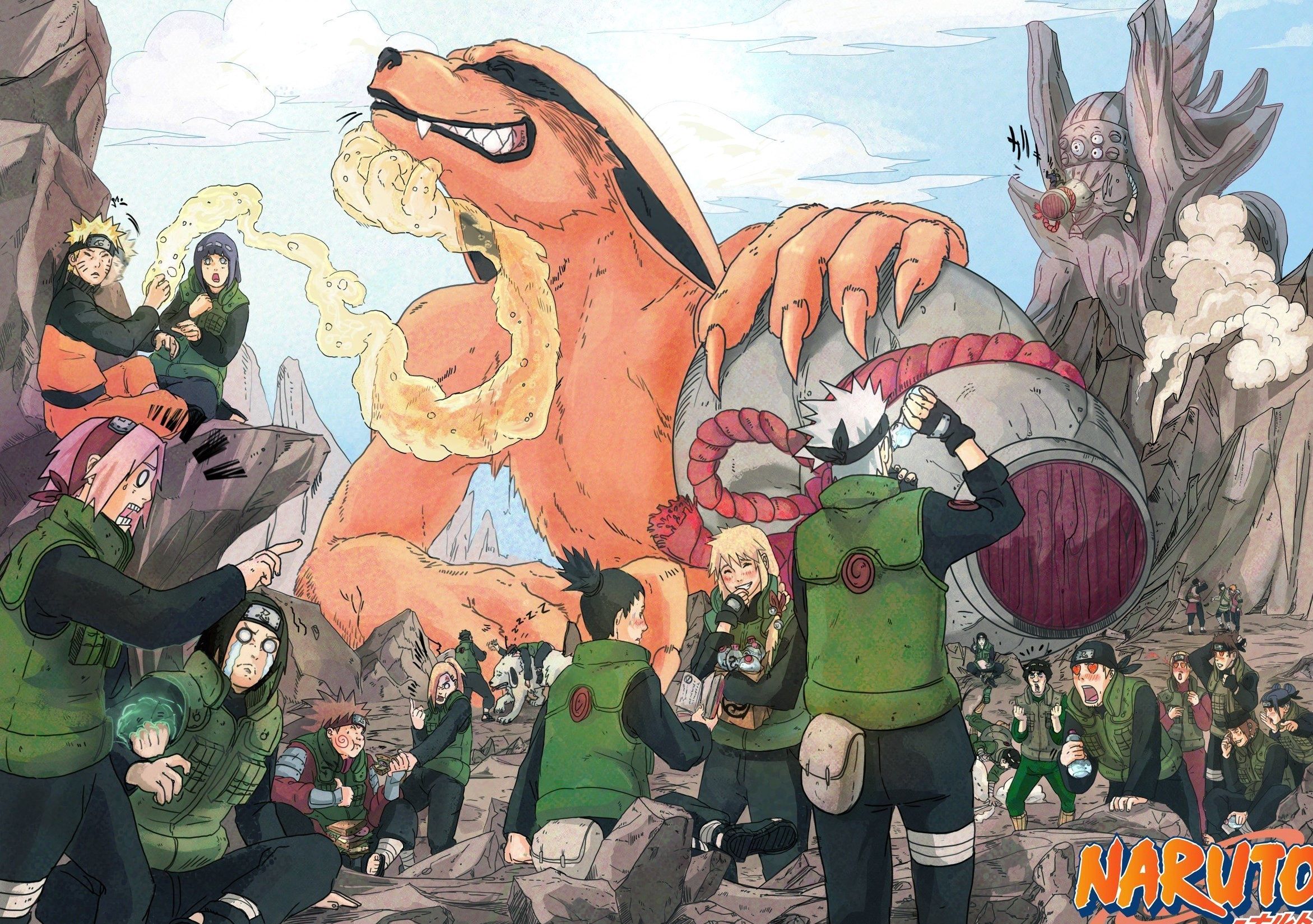 Naruto Kurama personaggi anime, 2343x1650 2K, Desktop