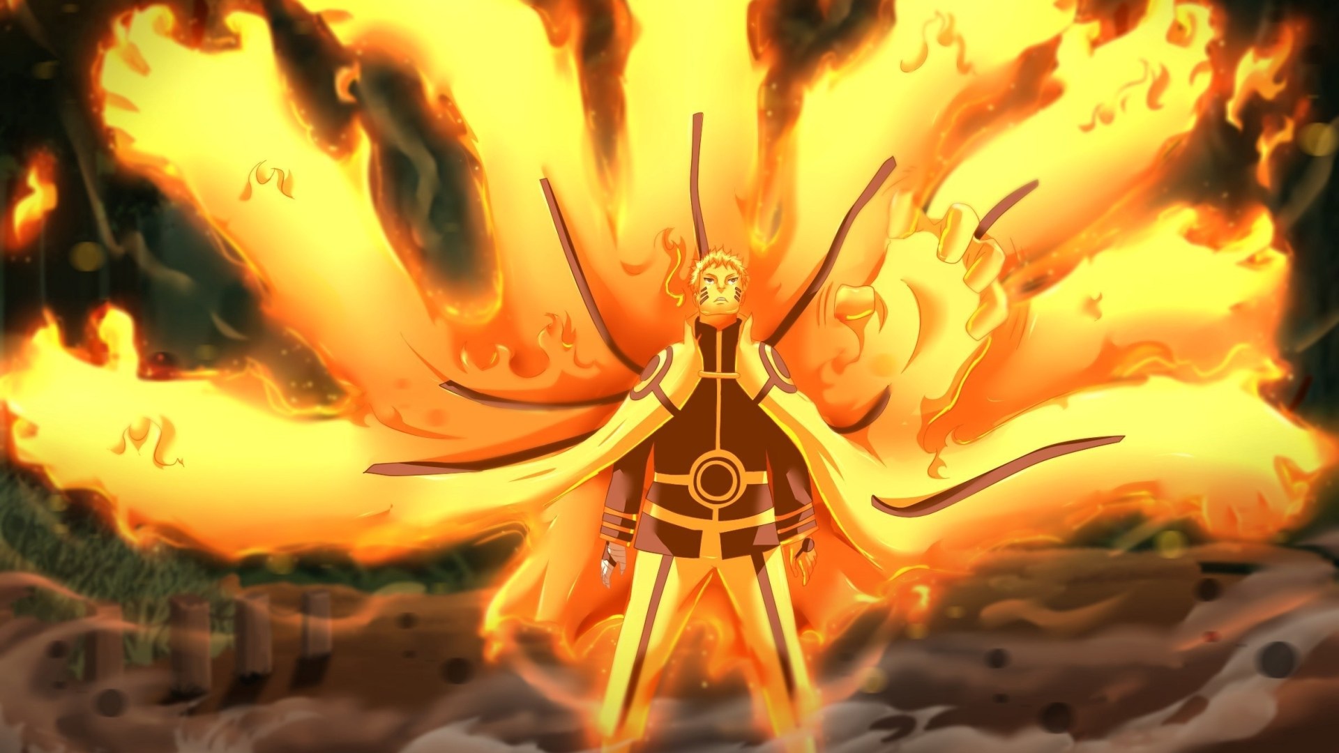 Naruto modalità Kurama Chakra, 1920x1080 1080p, Laptop