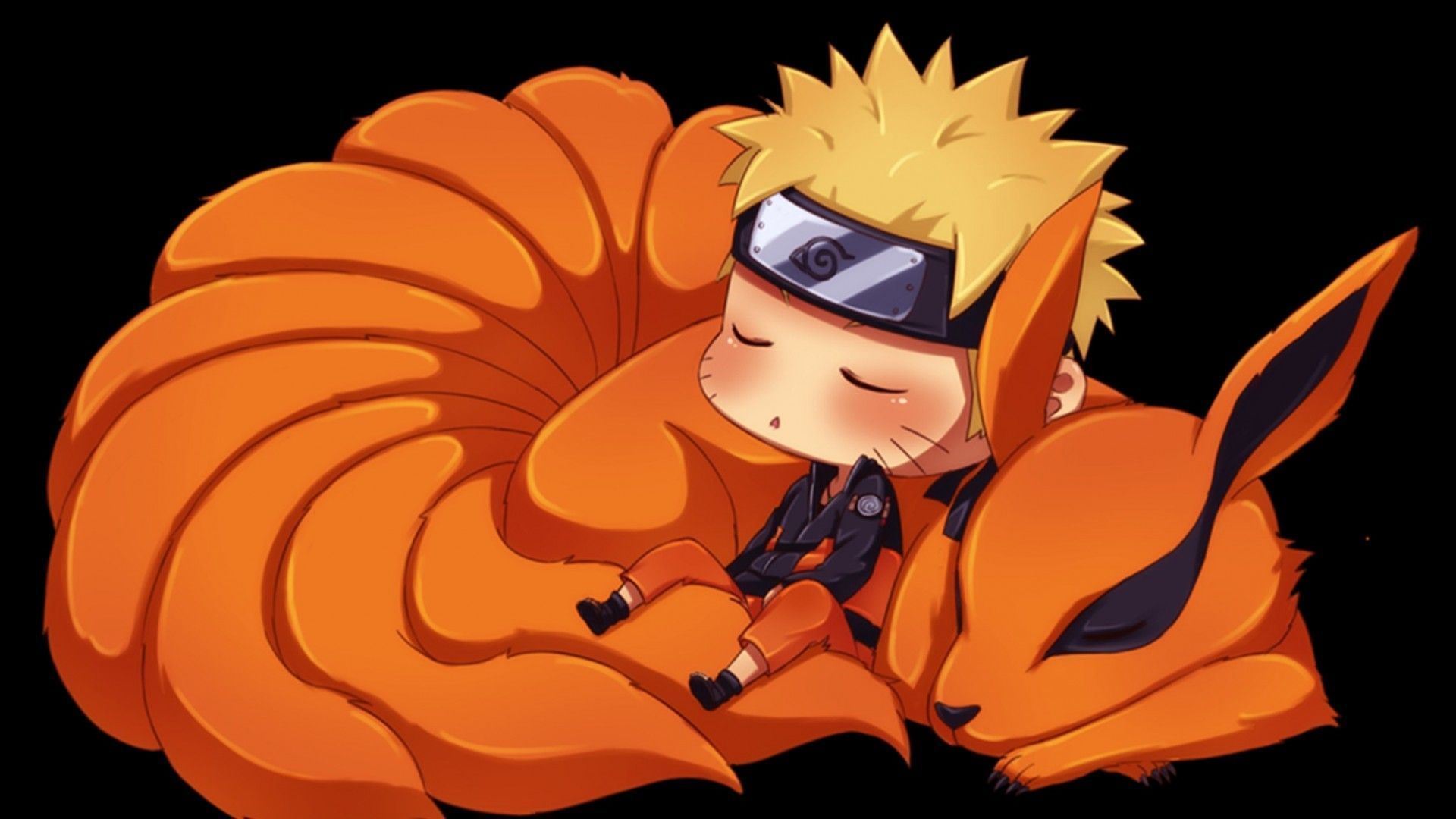 Naruto bambino con Kurama volpe, 1920x1080 1080p, PC Desktop