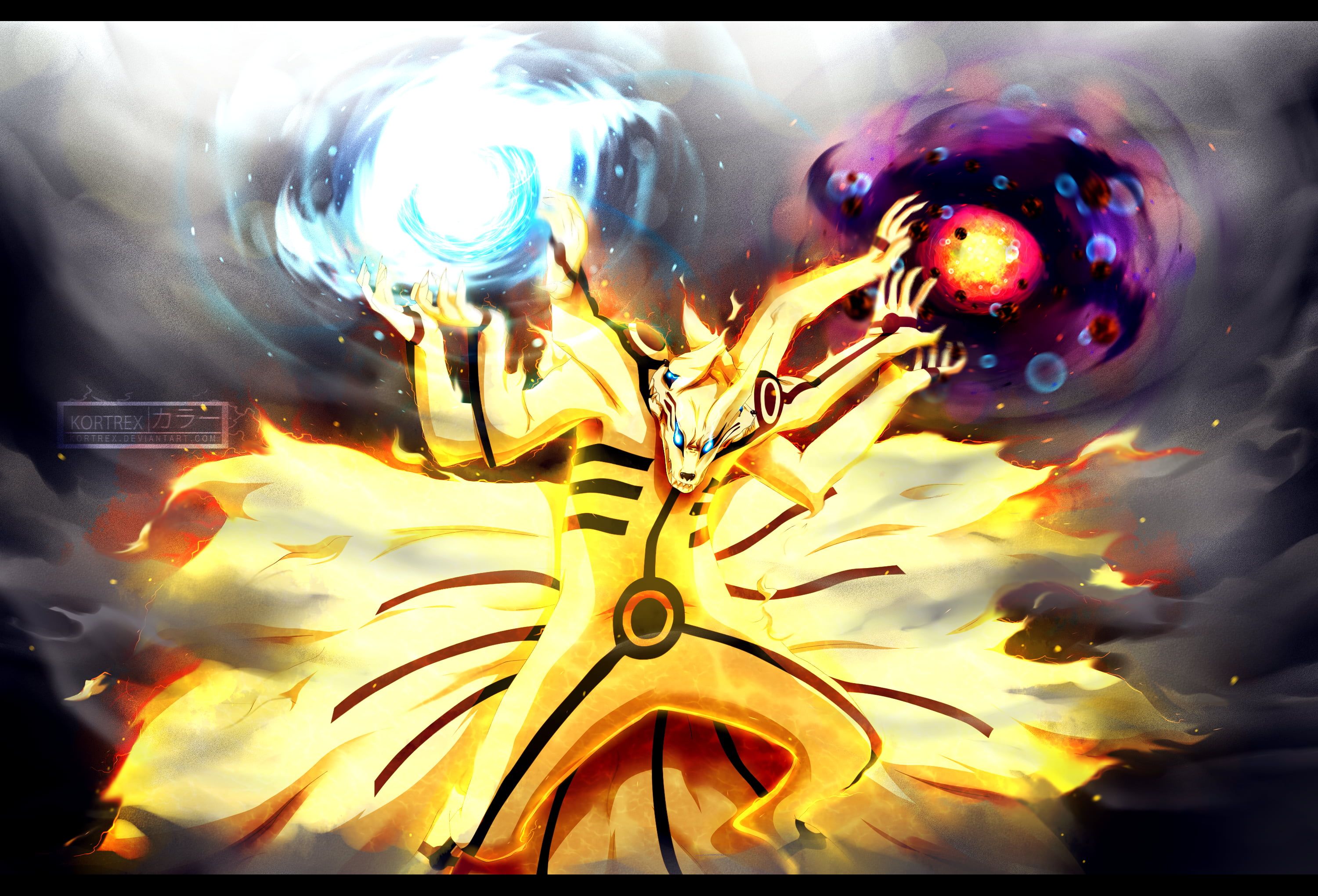 Naruto modalità Kurama Rasengan, 3001x2041 2K+, PC