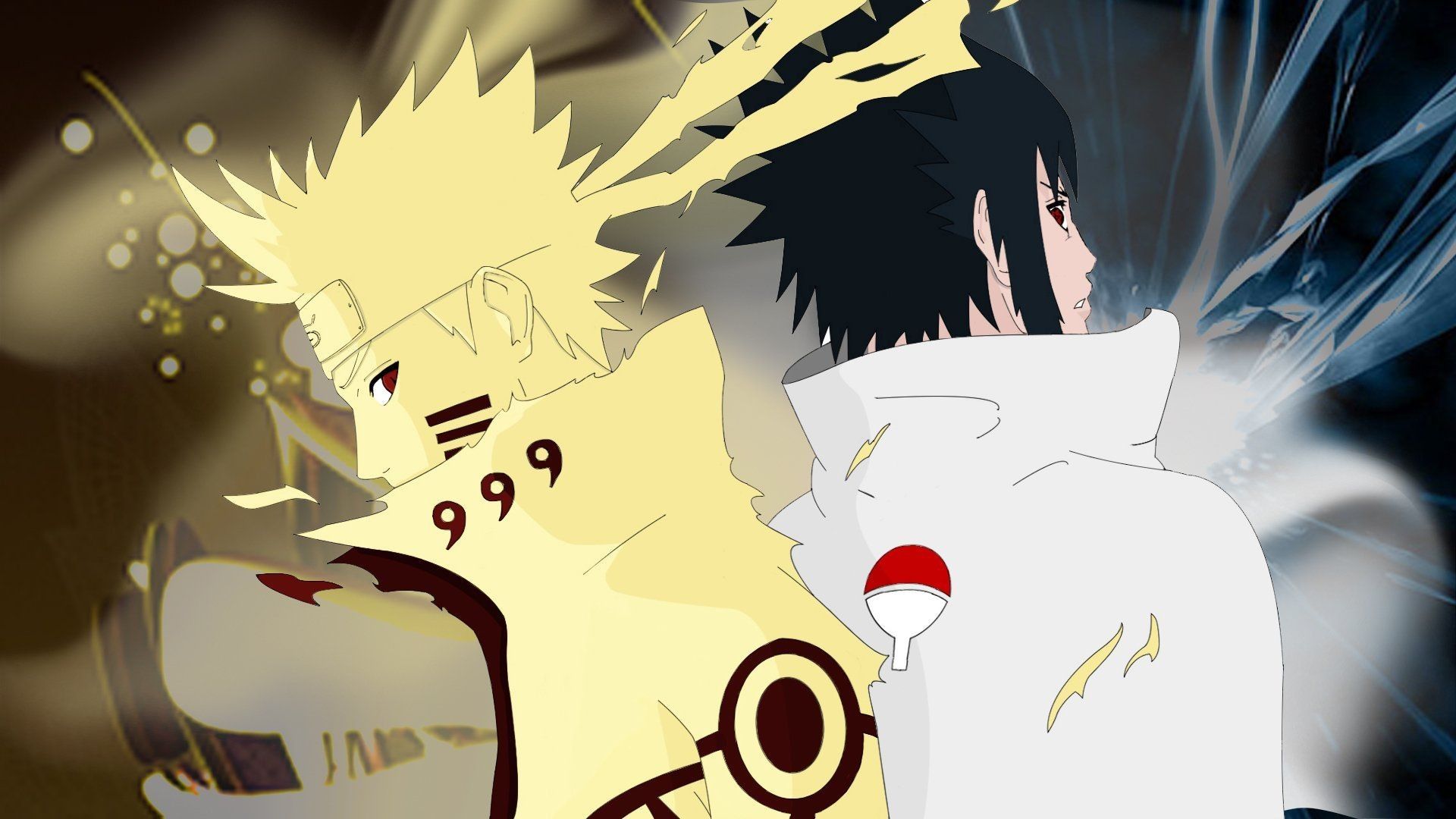 Naruto Kurama e Sasuke, clan Uchiha, 1920x1080 1080p, Desktop