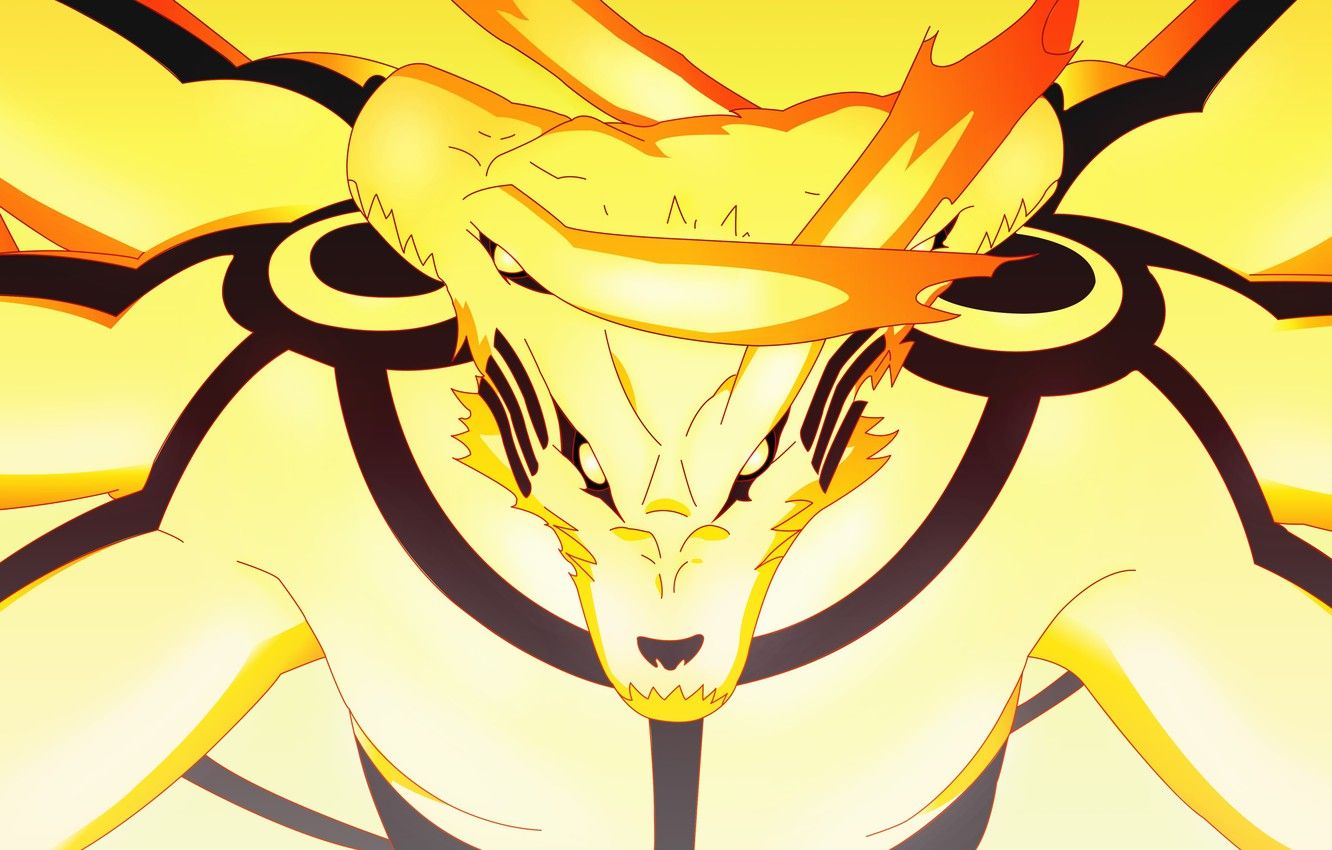 Naruto Kurama volpe demone, 1332x850 HD, Desktop