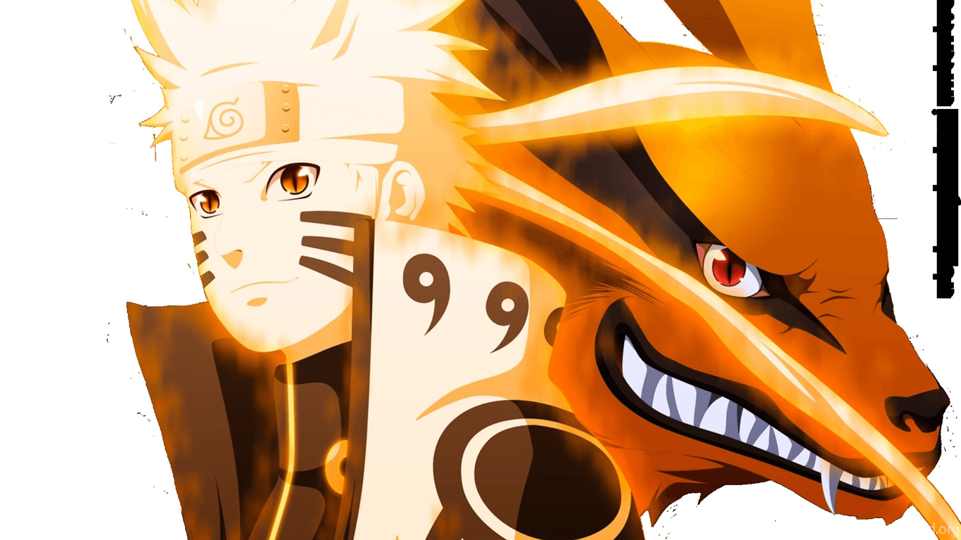 Naruto Kurama modalità volpe, 1366x768 HD, Desktop