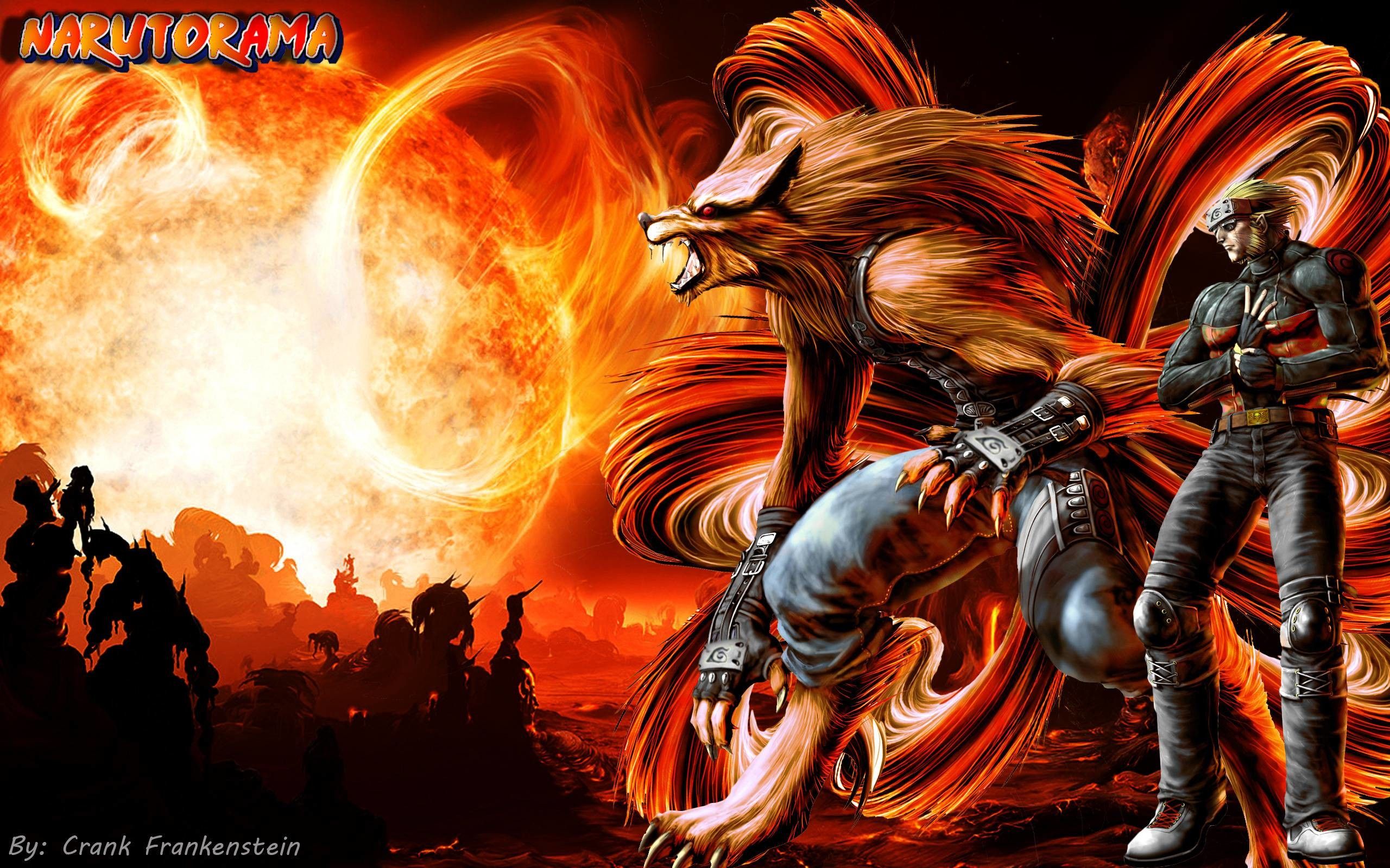 Naruto Kurama volpe demone, 2560x1600 2K, Laptop