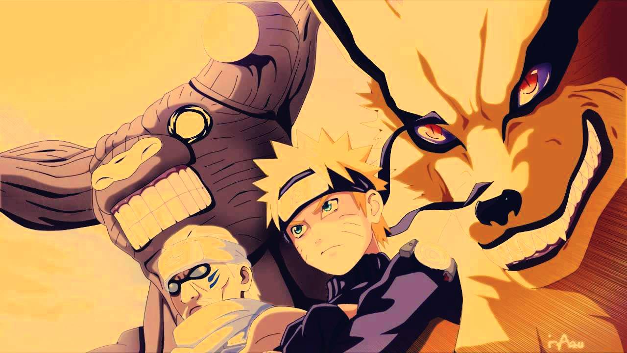 Naruto Kurama volpe arancione, 1280x720 720p, Laptop