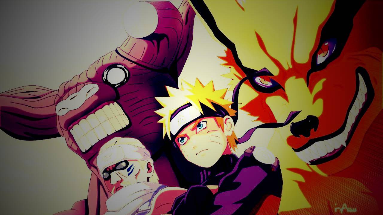 Naruto e Kurama volpe, 1280x720 HD, Desktop