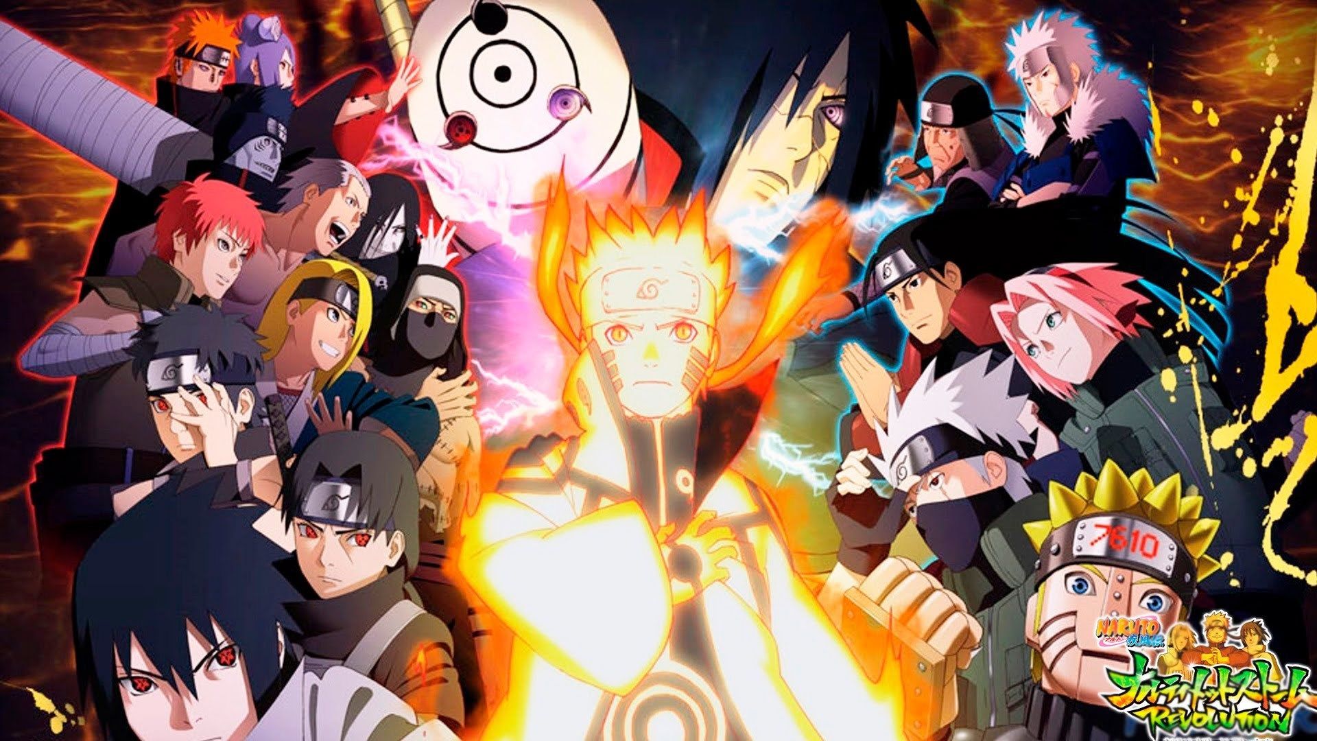 Naruto Team 7 personaggi, 5078x3286 UHD, Monitor Gaming