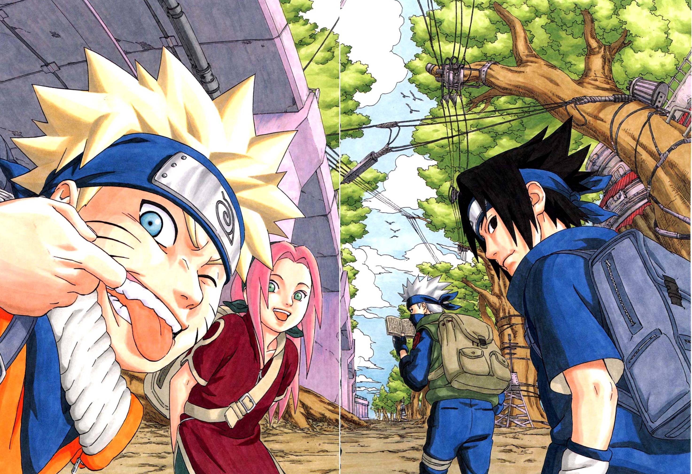 Personaggi Naruto in pannelli, Konoha, 1488x823 720p, Monitor Gaming
