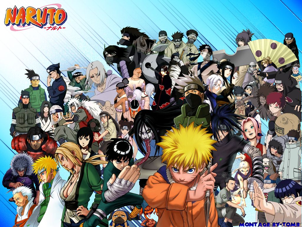 Naruto e squadra ninja manga, 1024x768 HD, Monitor Gaming