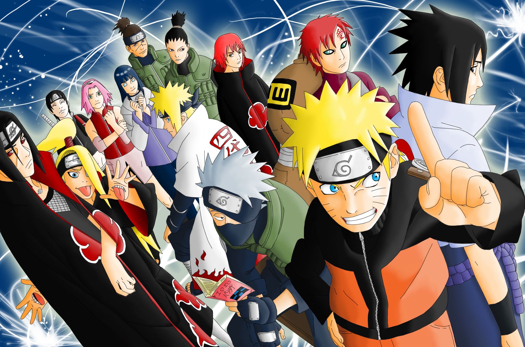 Personaggi Naruto Shippuden gruppo, 1750x1158 HD Ready, iMac