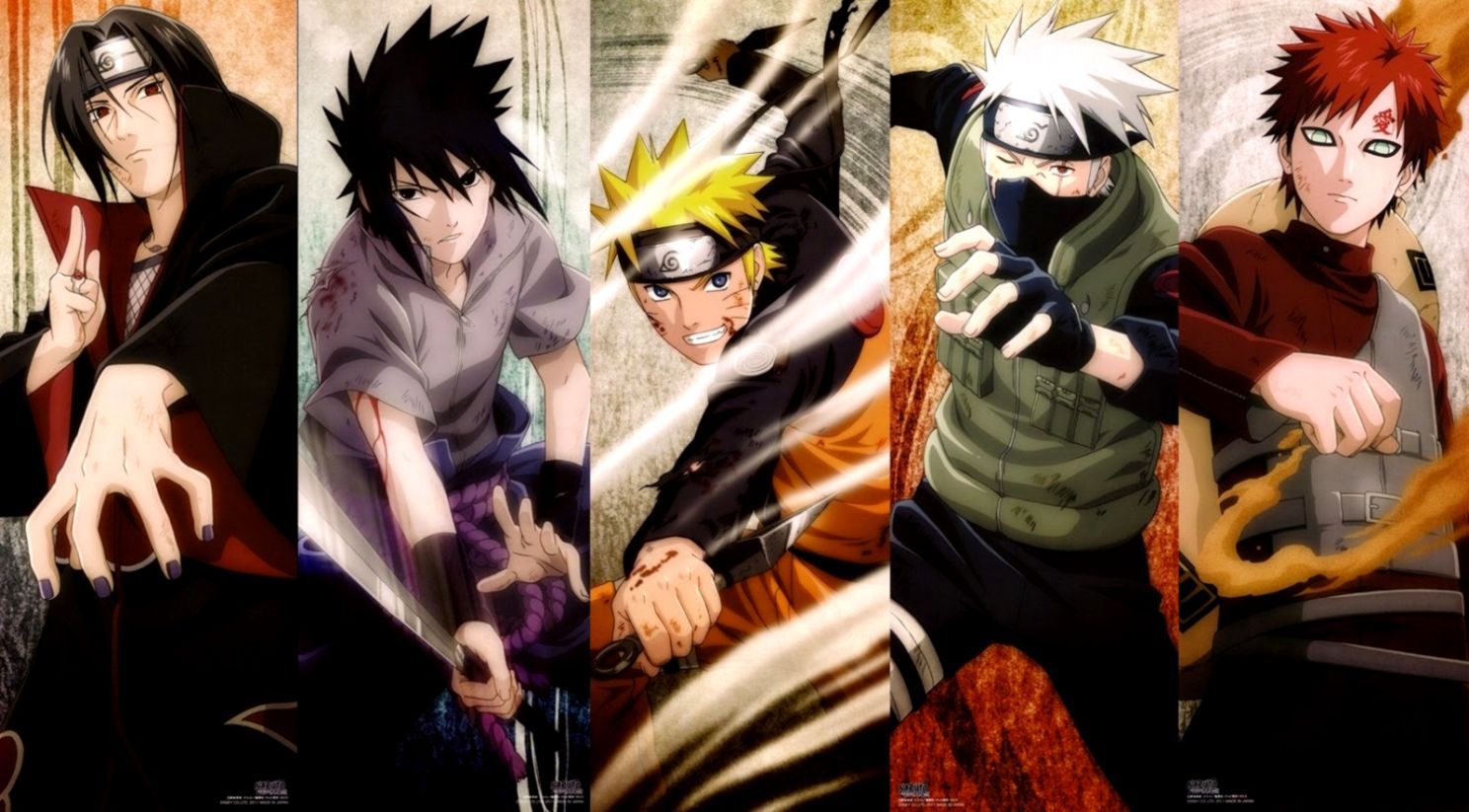Naruto nove bestie con code, ninja, 1920x1080 Full HD, Desktop