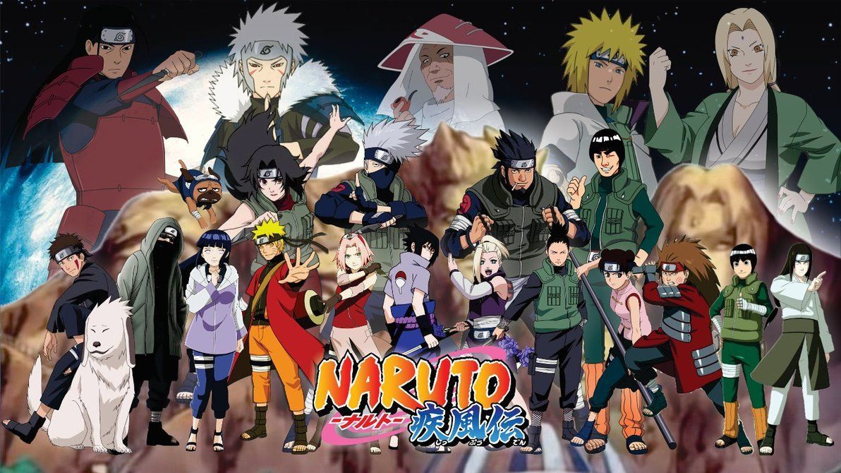 Personaggi Naruto Shippuden gruppo, 1192x670 HD, Desktop