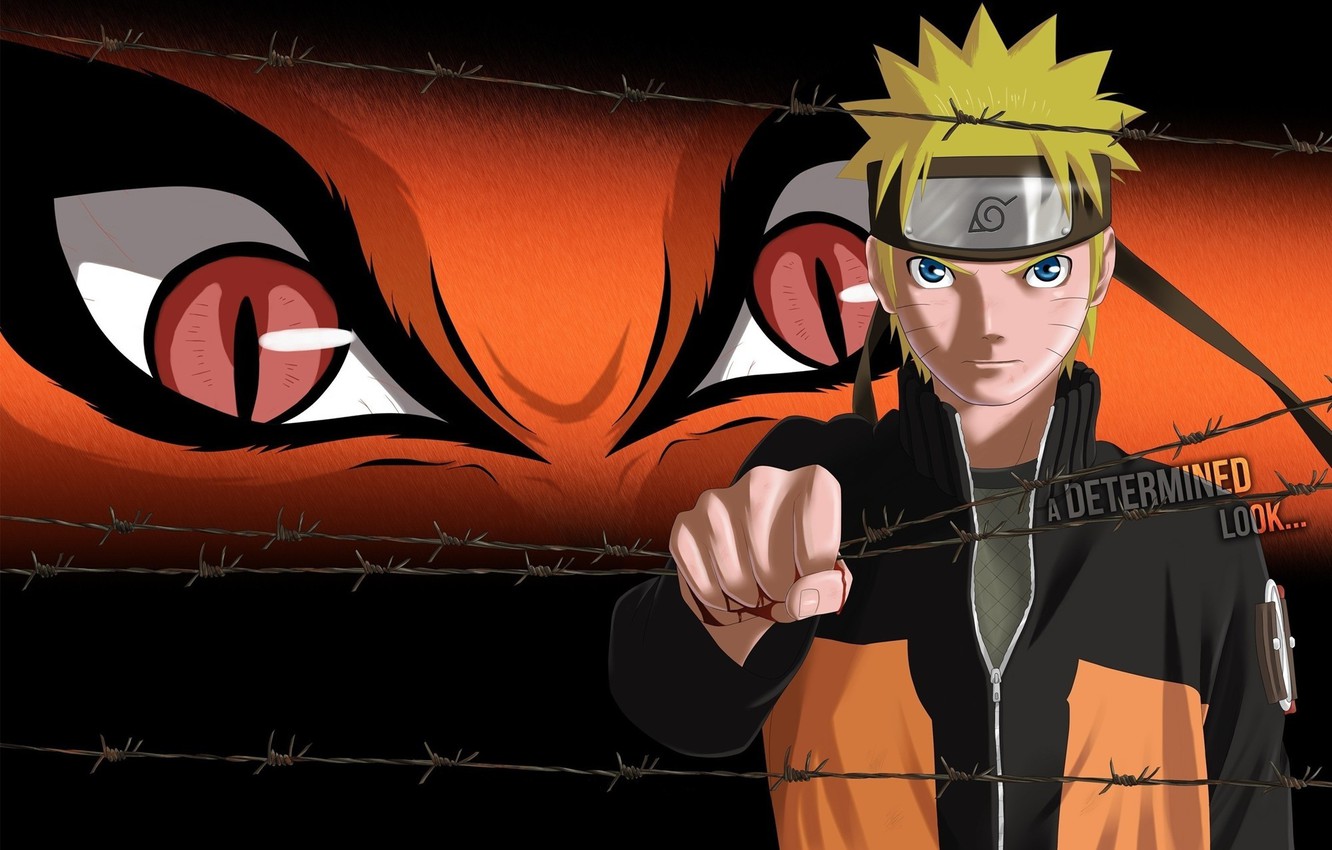 Naruto Uzumaki occhi volpe, 1332x850 HD, Desktop