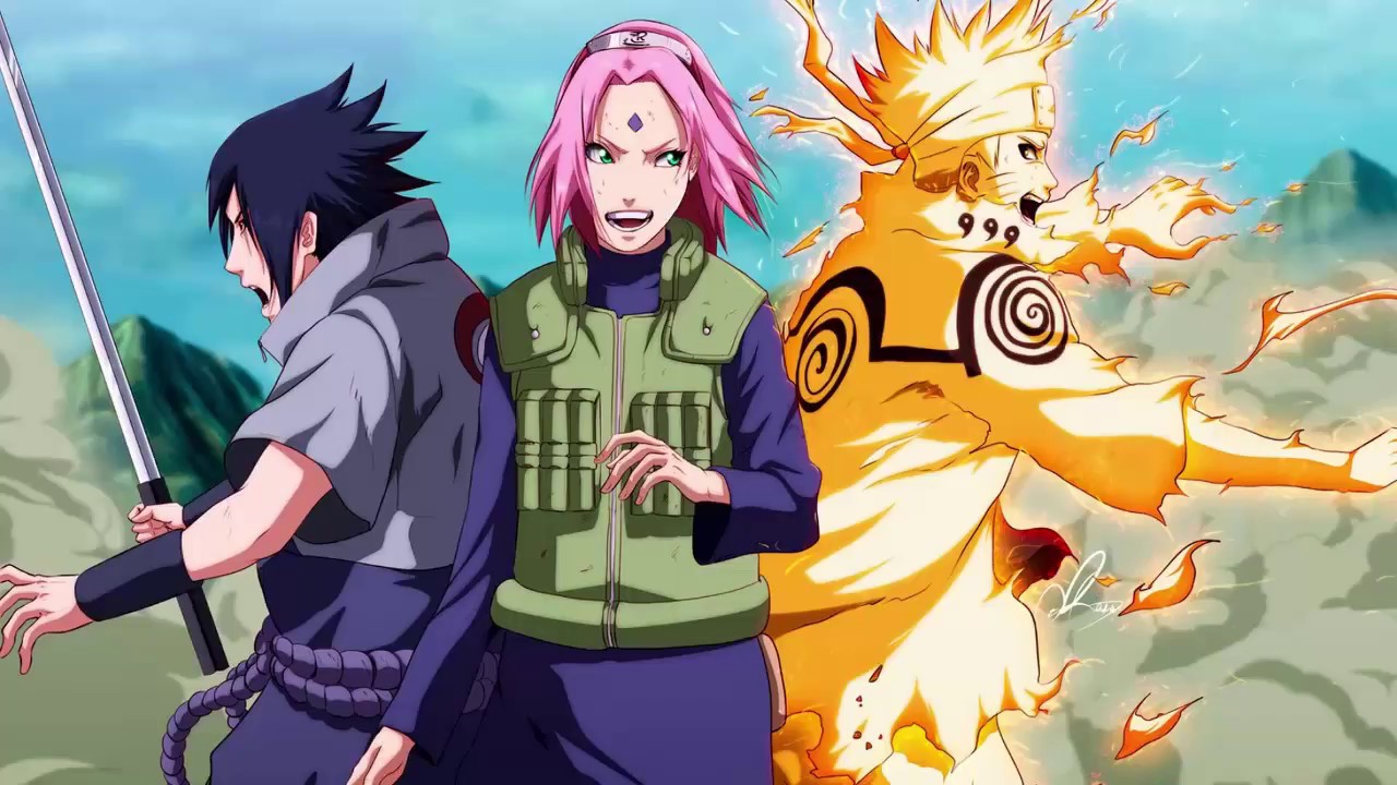 Naruto Sasuke Sakura Team 7, 1280x720 720p, PC