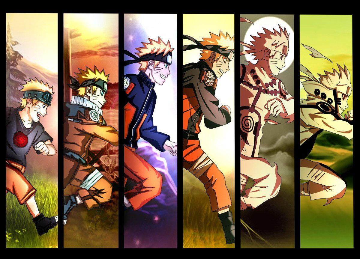 Naruto Uzumaki evoluzione forme, Konoha, 1200x864 HD, Laptop