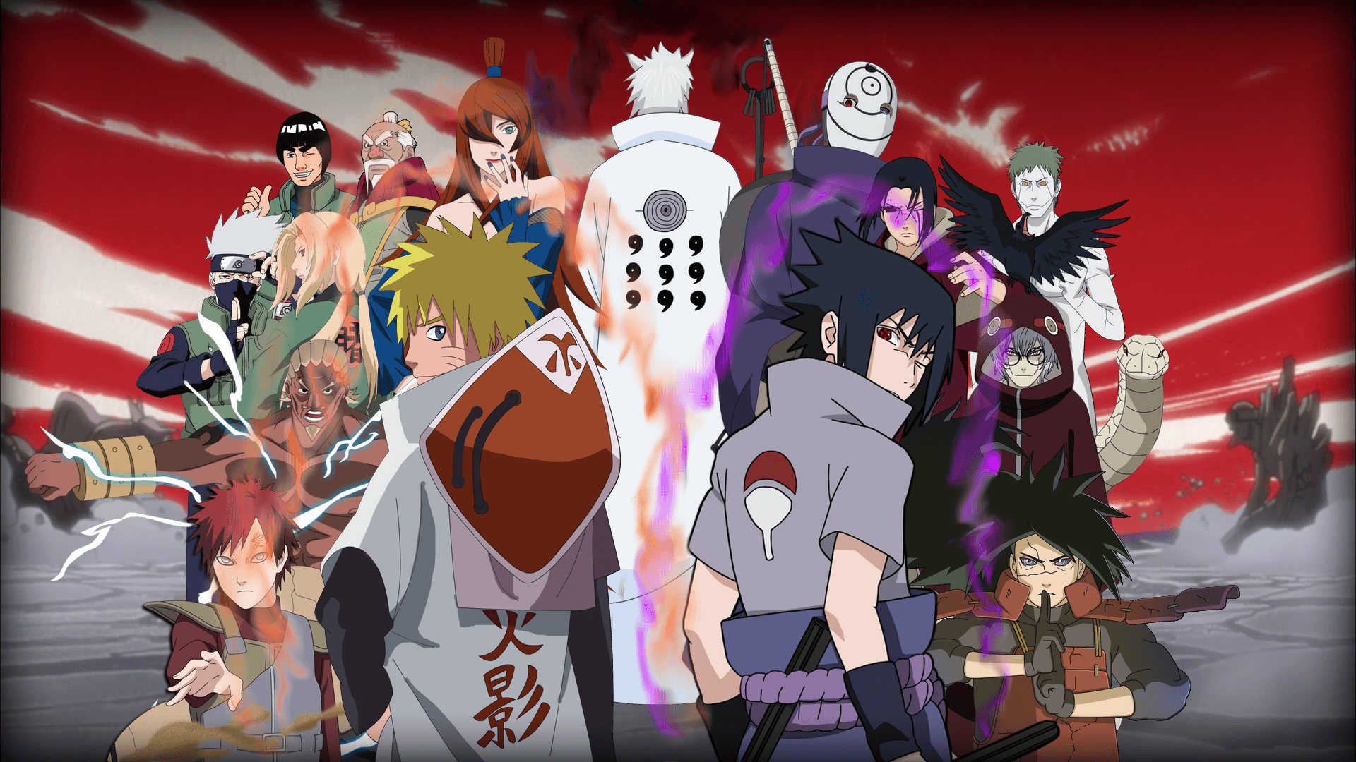 Naruto Shippuden personaggi gruppo, 1920x1080 1080p, Desktop