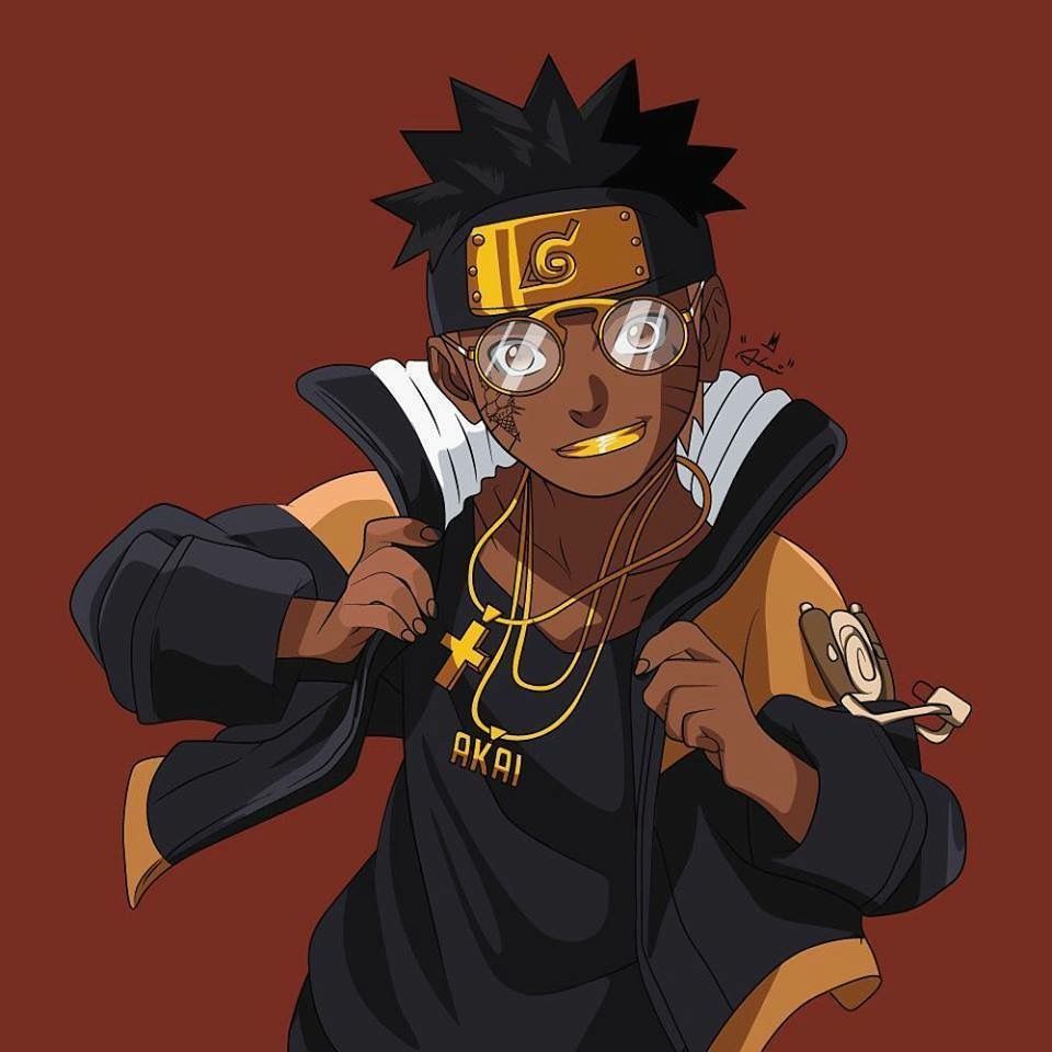 Naruto stile streetwear, giacca nera, 960x960 HD, PC Desktop