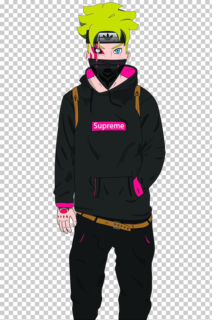 Naruto con felpa Supreme, ninja, 1125x1518 Verticale, Telefono