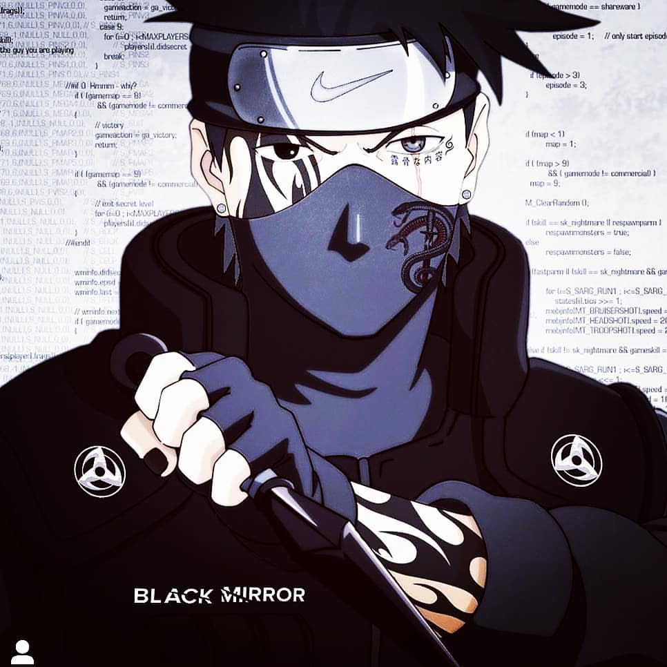Anbu Naruto con logo Nike, Konoha, 2000x2000 Hi-Res, Laptop