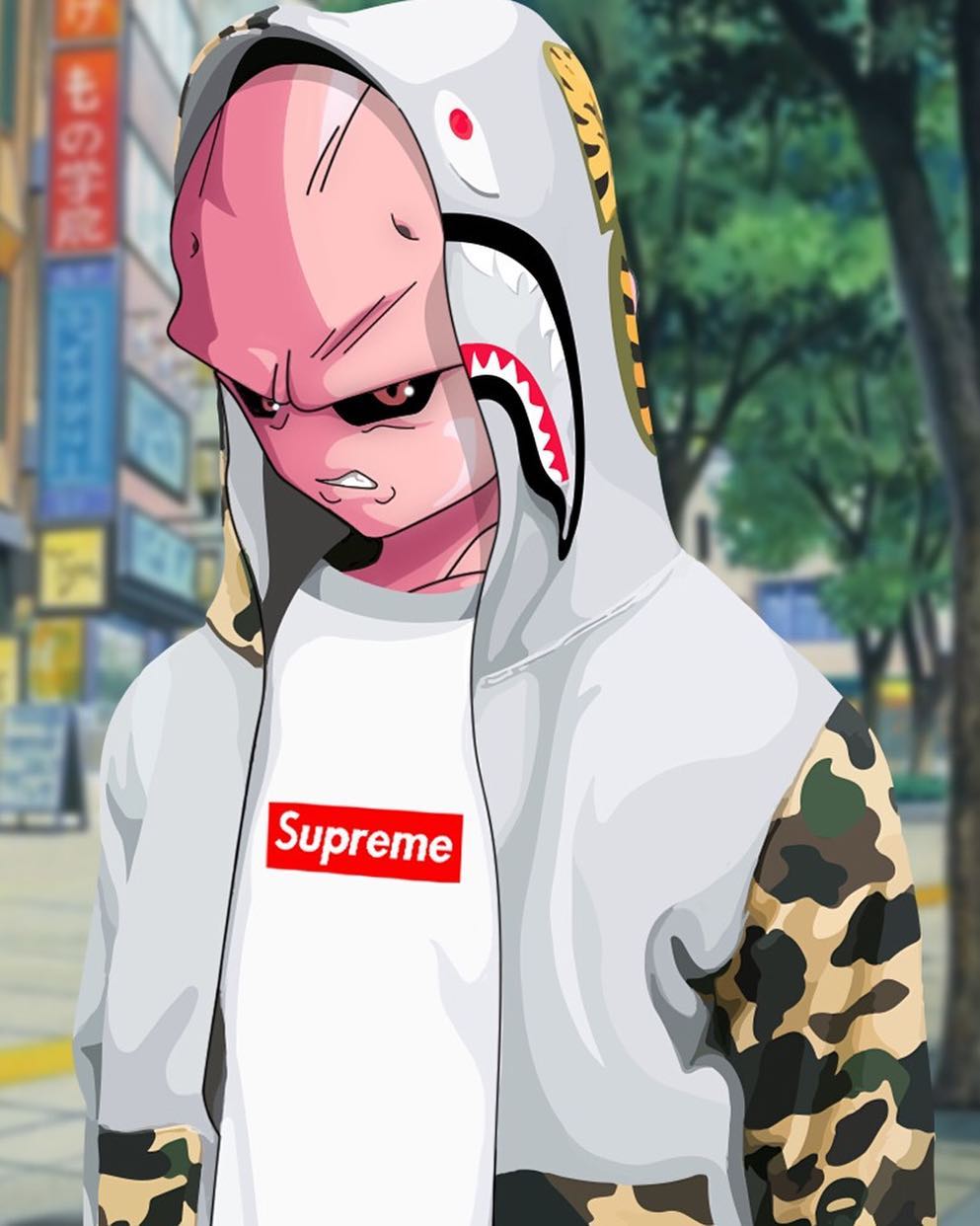 Gaara Naruto stile streetwear, ninja, 1080x1419 Verticale, Telefono