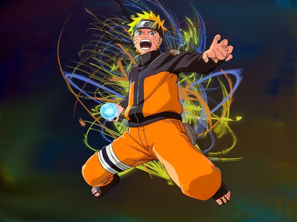 Naruto Uzumaki Rasengan anime, 1024x768 HD, Desktop