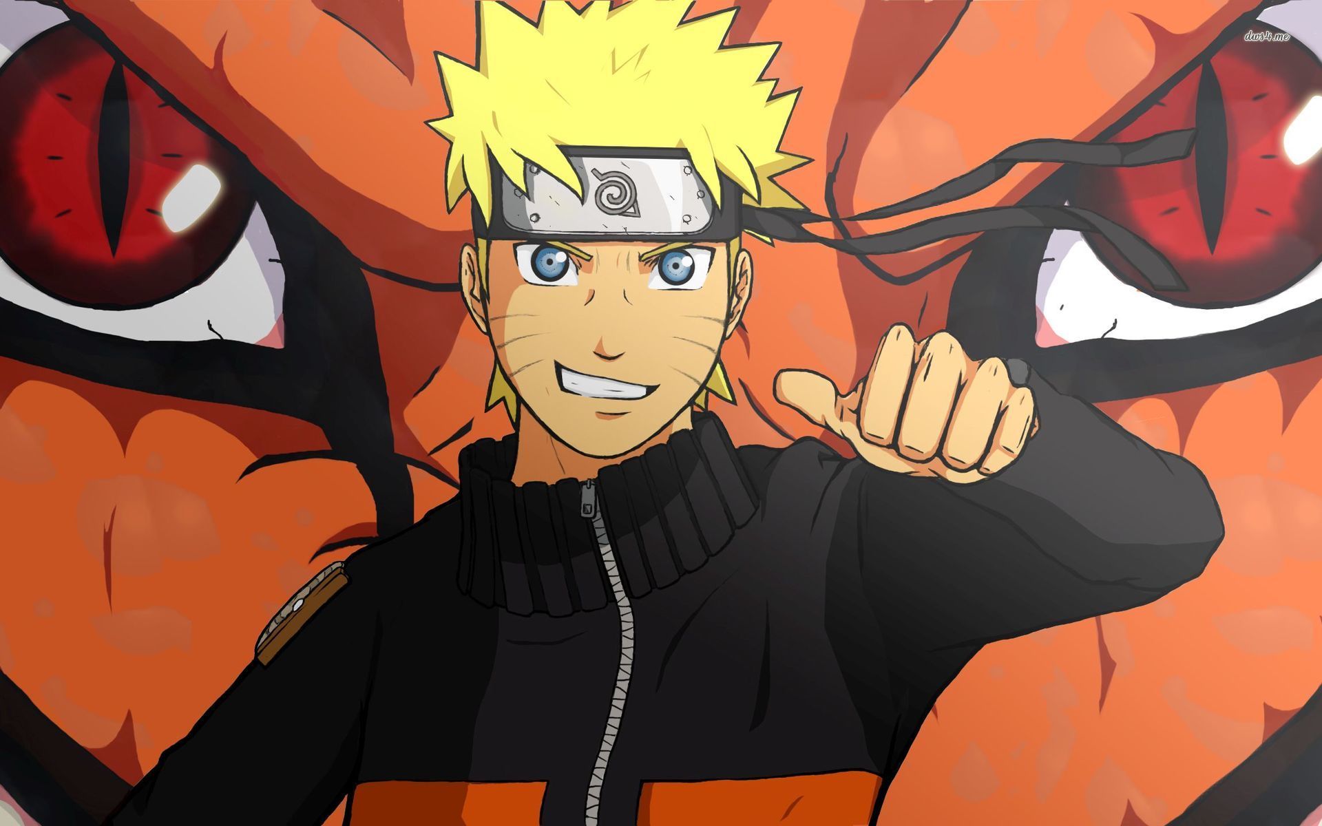 Naruto Uzumaki con Kurama, 1920x1200 Full HD+ WUXGA, Desktop