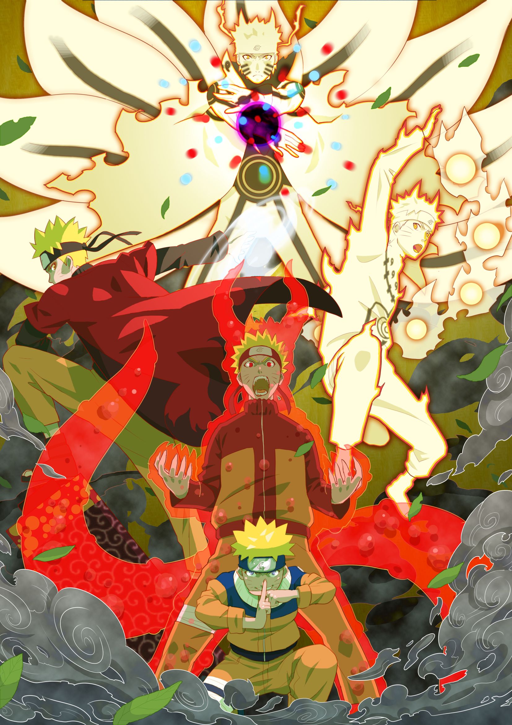 Naruto Uzumaki modalità saggio, 1654x2339 Full HD Verticale, Smartphone