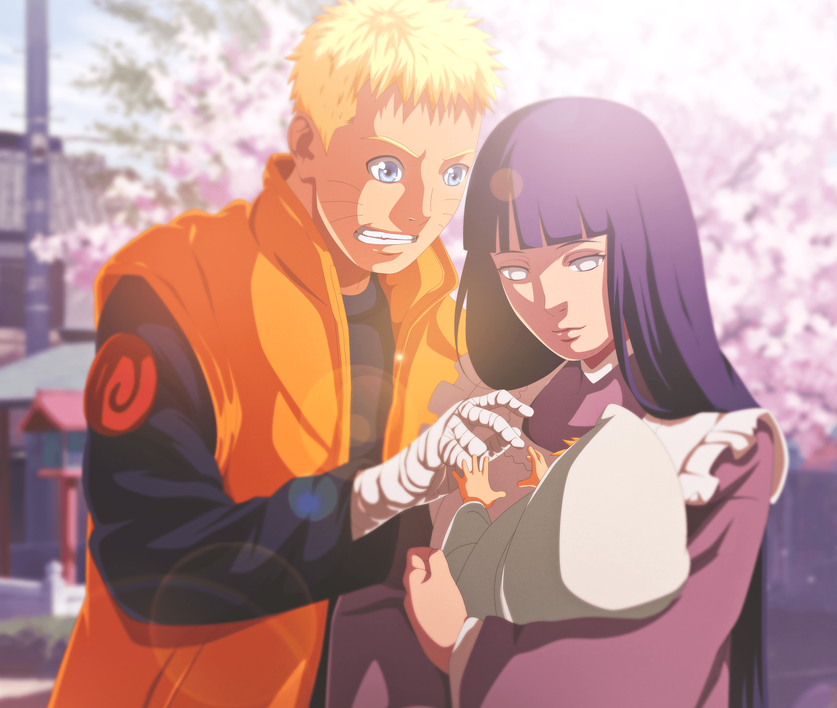 Naruto e Hinata con Boruto, 2800x2370 WQXGA, Desktop