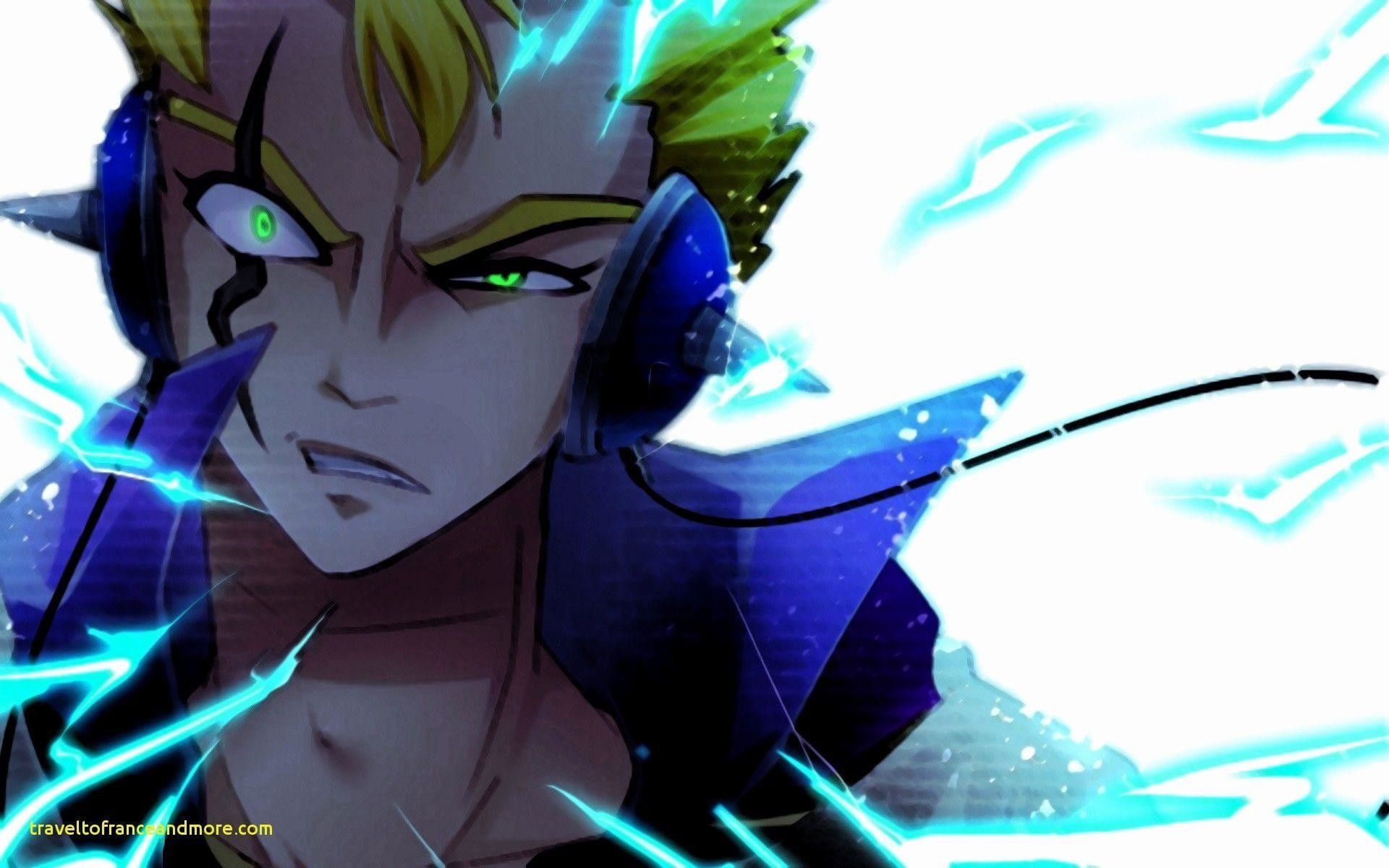 Personaggio anime capelli biondi fulmini, 1920x1200 WUXGA, Laptop