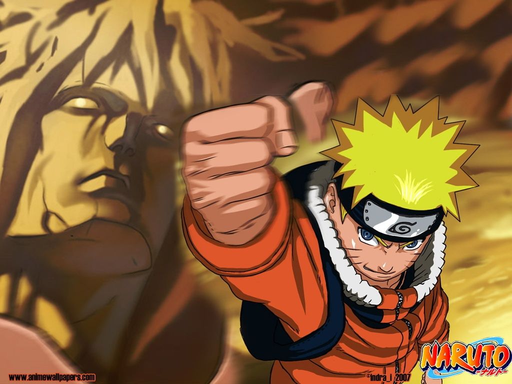 Naruto Uzumaki pugno arancione, 1024x768 HD, PC